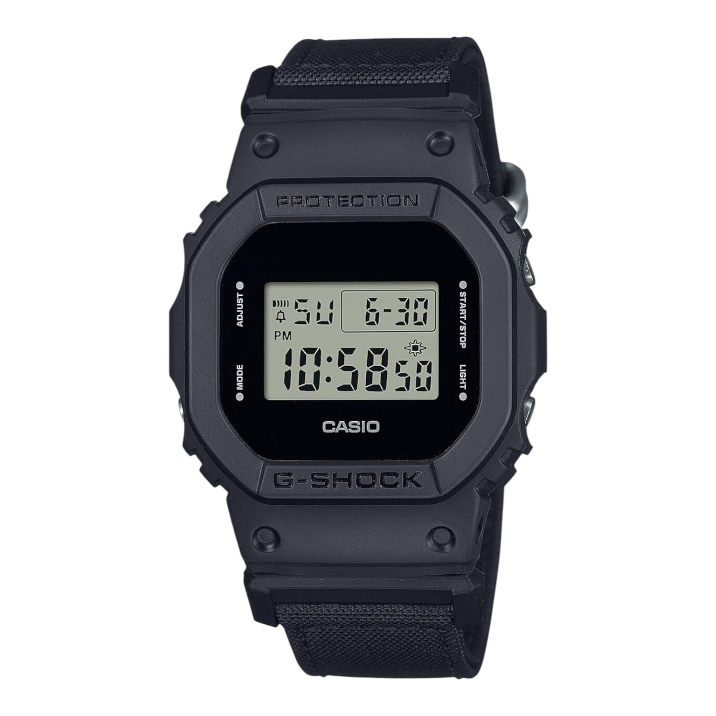 Casio G Shock DW-5600BCE-1 Mens Digital Watch Black Cordura Band 200M