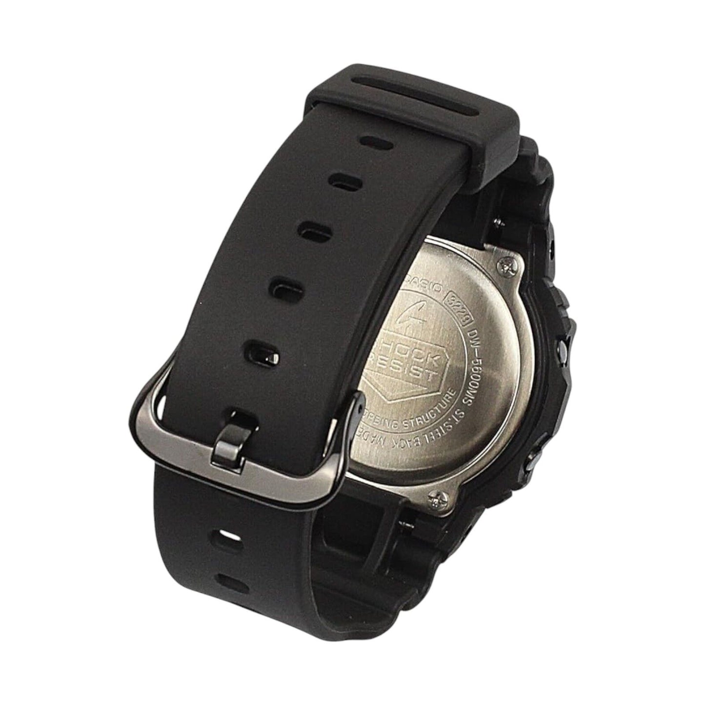 Casio G-Shock DW5600MS-1 DW-5600MS-1DR Military Matte Black Digital Watch