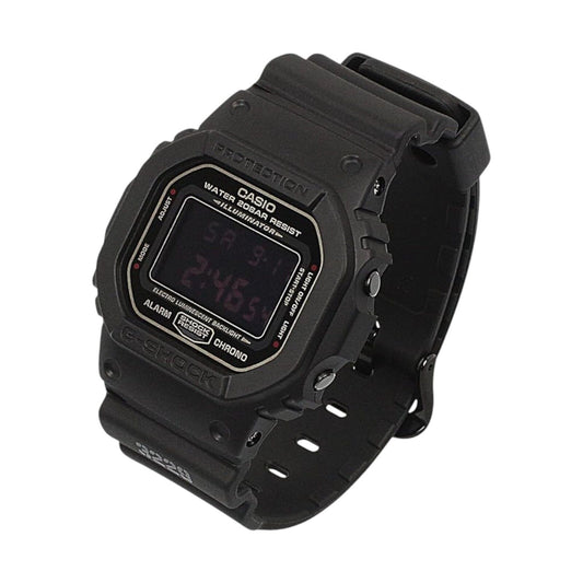 Casio G-Shock DW5600MS-1 DW-5600MS-1DR Military Matte Black Digital Watch