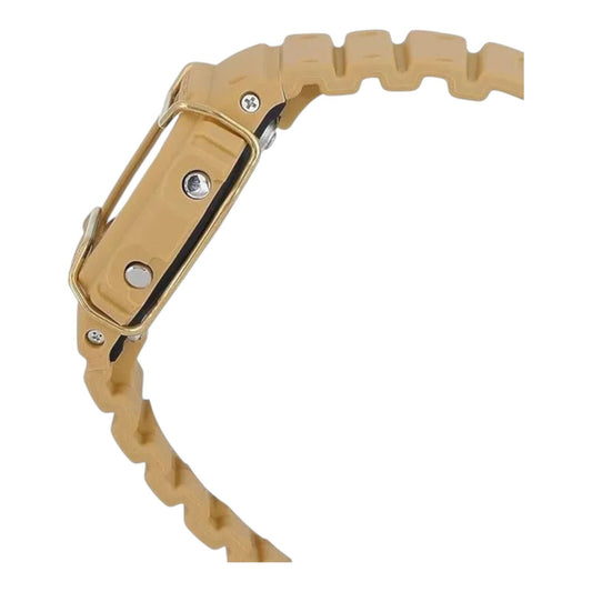 Casio G Shock DW5600PT 5DR Cream Gold Digital Watch 200M Alarm Timer