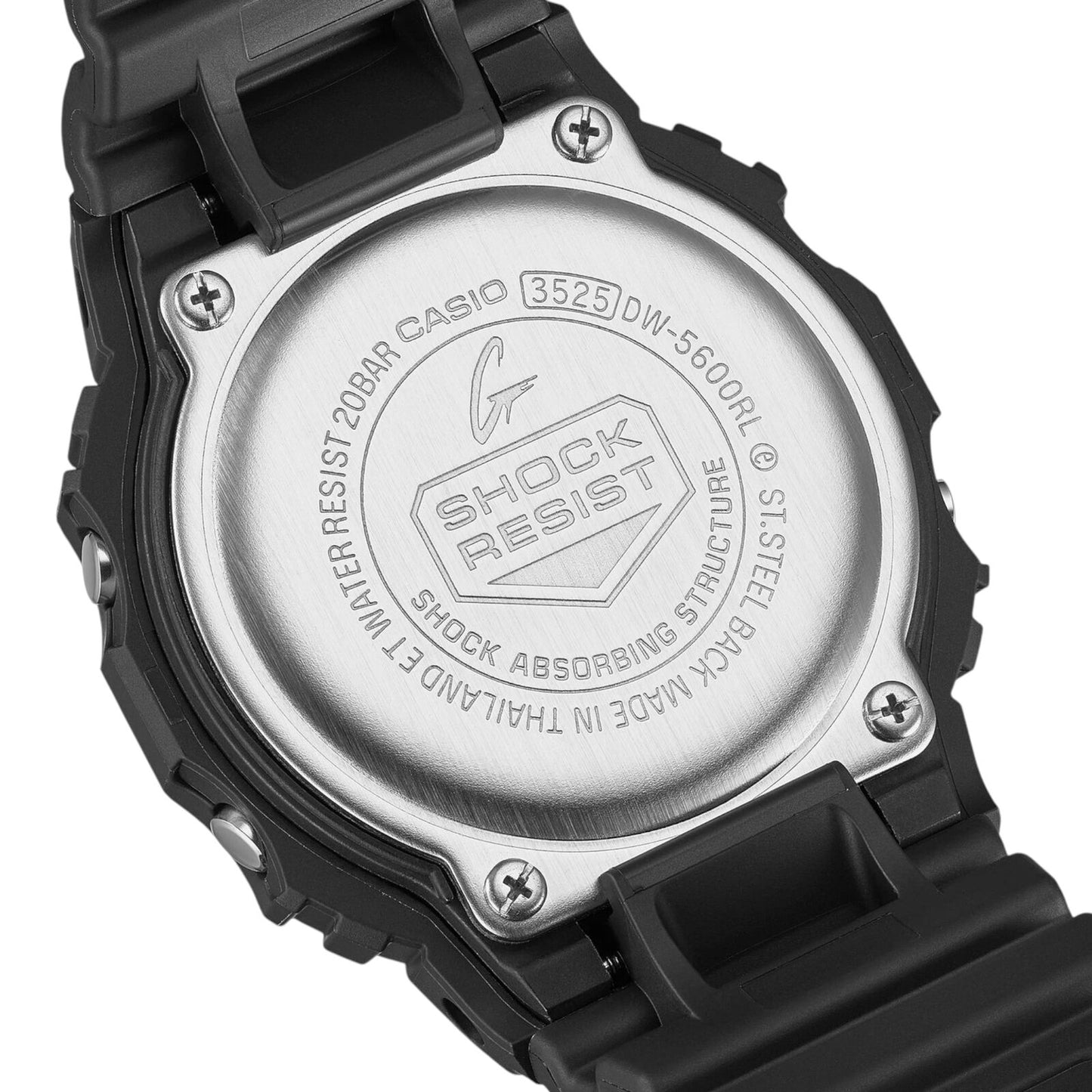 Casio G-SHOCK DW5600RL-1 Unisex Digital Watch Retro LED Timer Alarm 200m Water