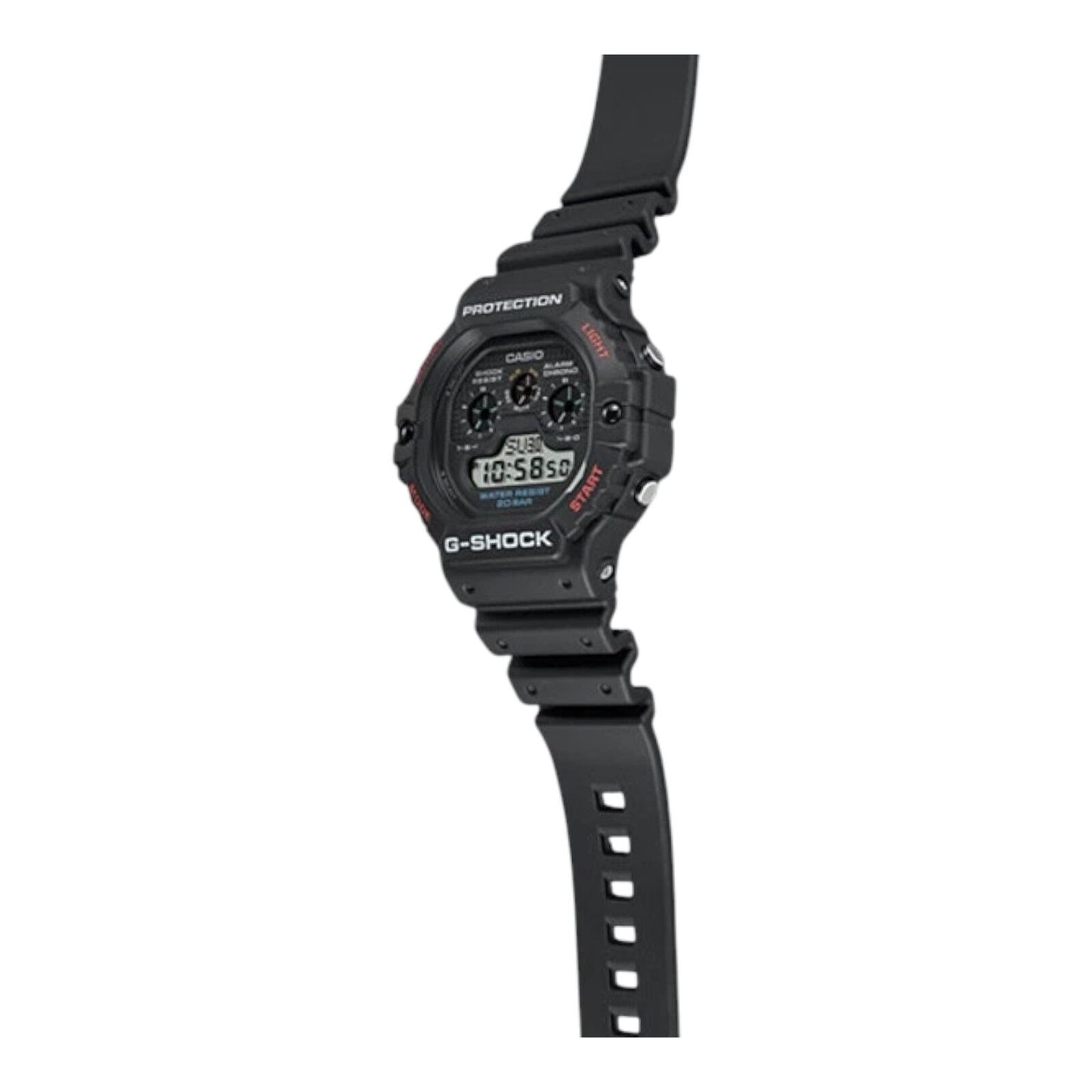 Casio G-Shock DW-5900-1DR Men’s Digital Watch Black Clear Dial Resin Band