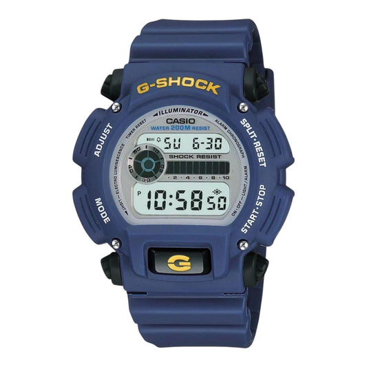 Casio G-Shock DW-9052-2V Men’s Digital Watch 200m Blue Resin Sport Timer Alarm