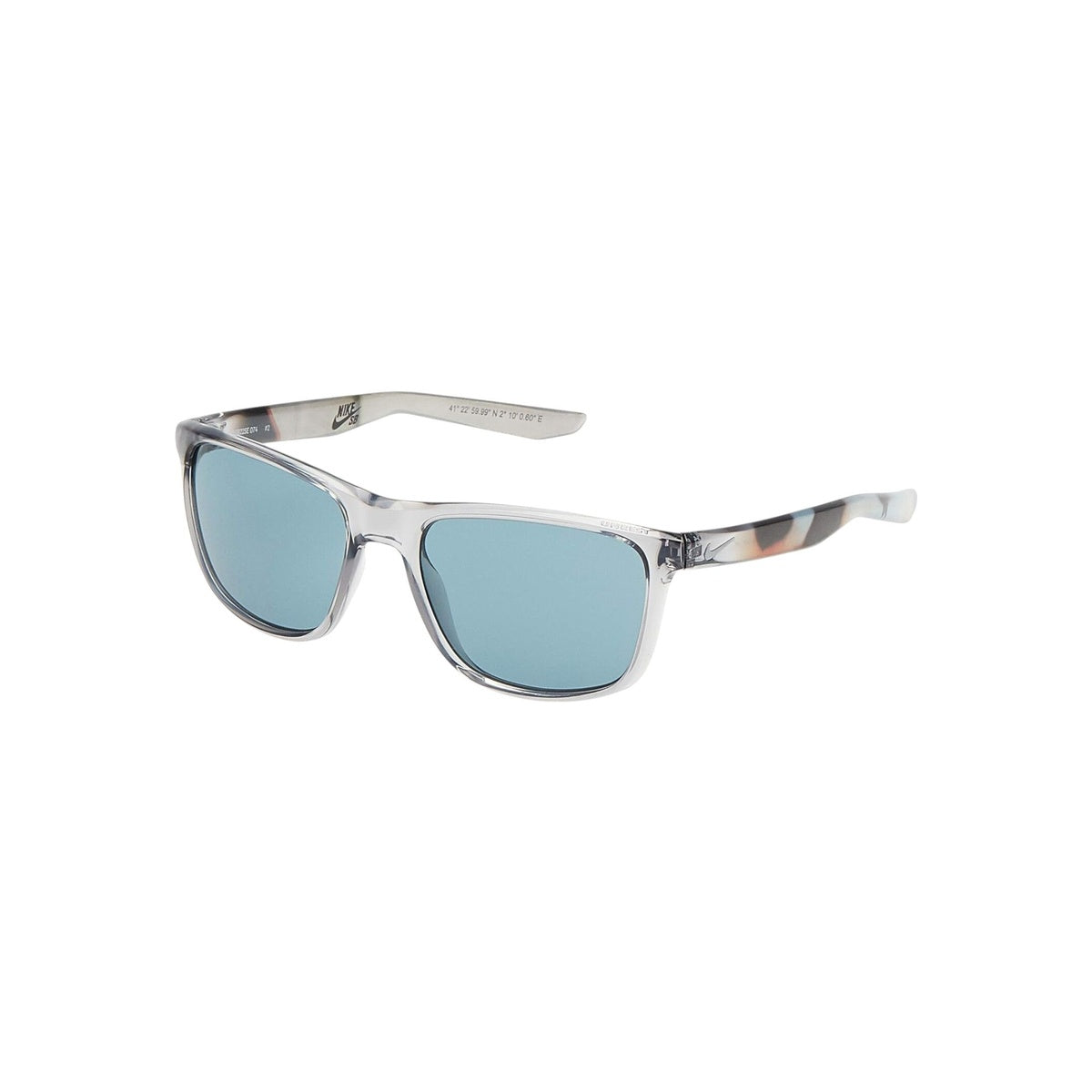 Nike EV0922-074 Unrest Frame Teal Lens Sunglasses, Crystal Wolf…