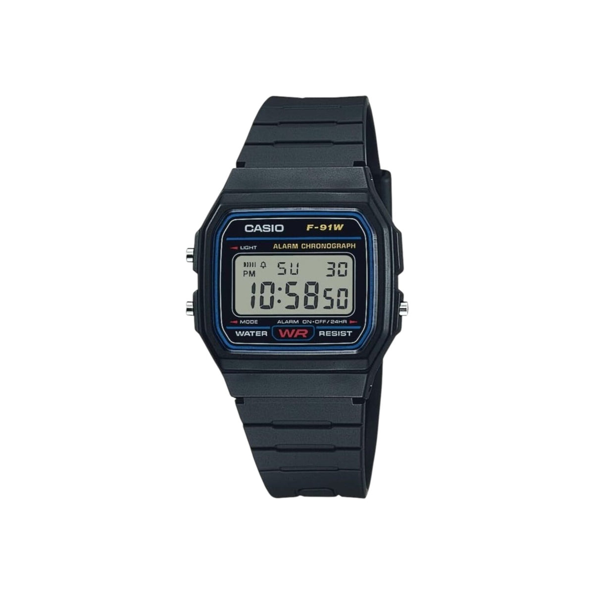 CASIO Unisex Adult's F91W-1 Digital Watch, Black