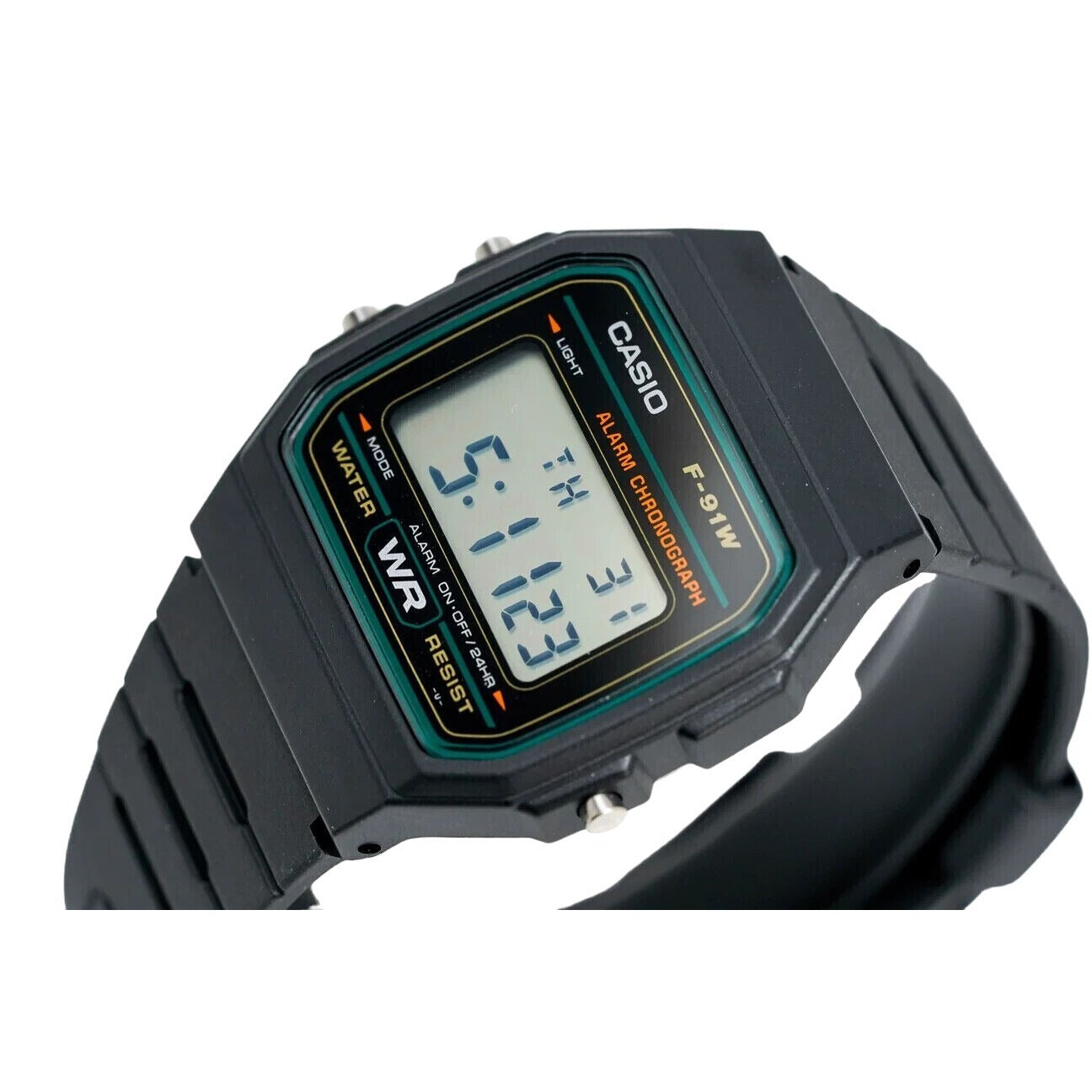 Casio Digital Classic Sports Chronograph Alarm Stopwatch F-91W-3DG...