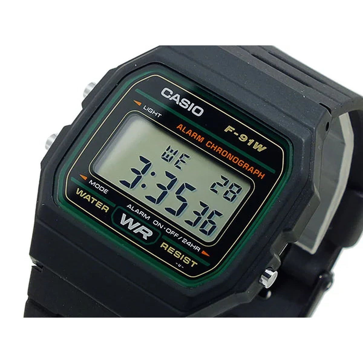 Casio Digital Classic Sports Chronograph Alarm Stopwatch F-91W-3DG...