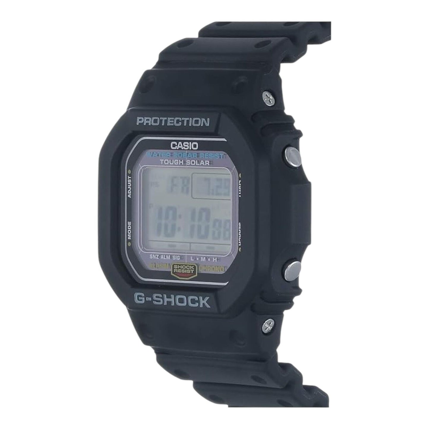 Casio G-Shock G-5600UE-1DR Mens Black Tough Solar Digital Watch World Time 200M