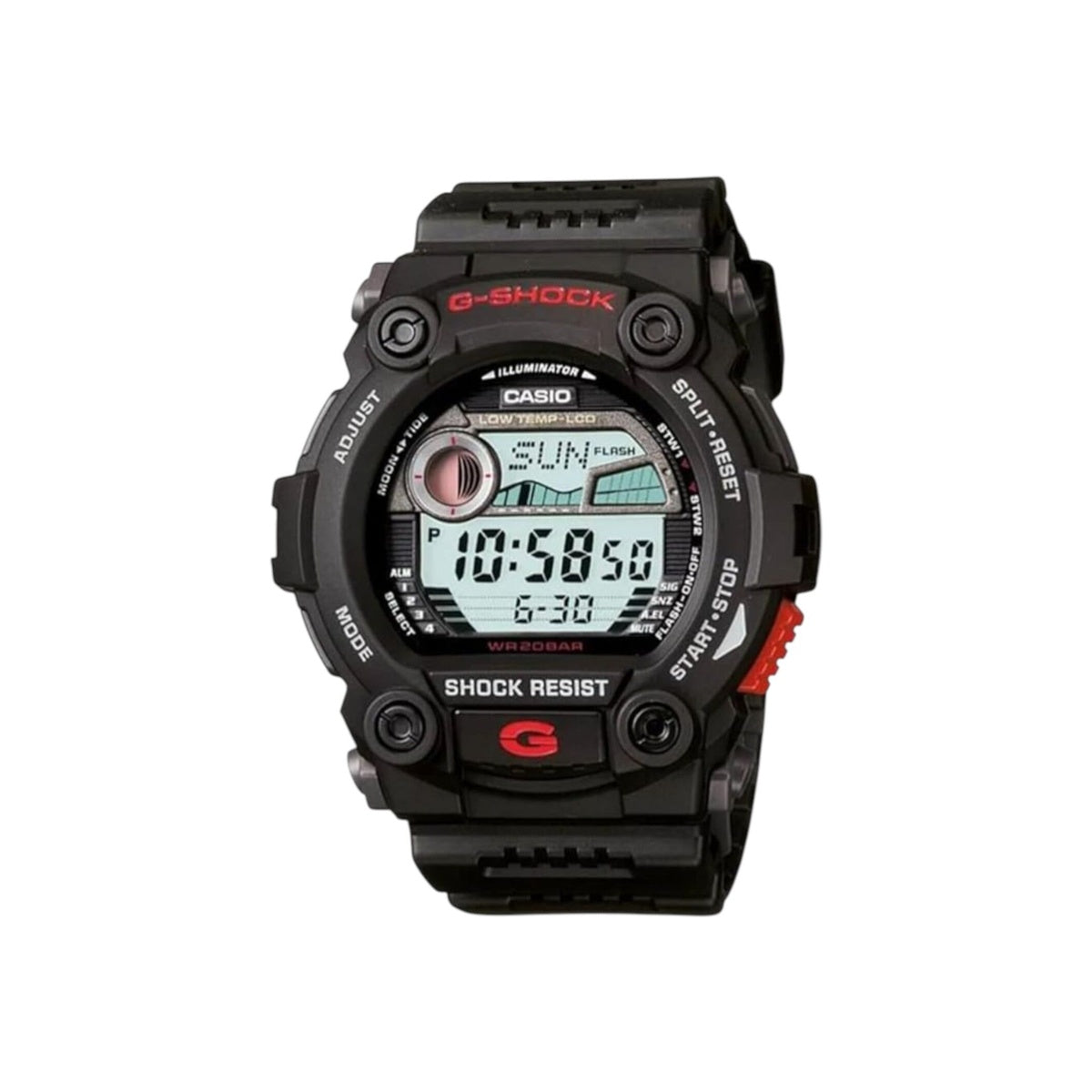 G-Shock CASIO Men's G-Shock Tide/Moon Worldtime Digital Watch, Grey…