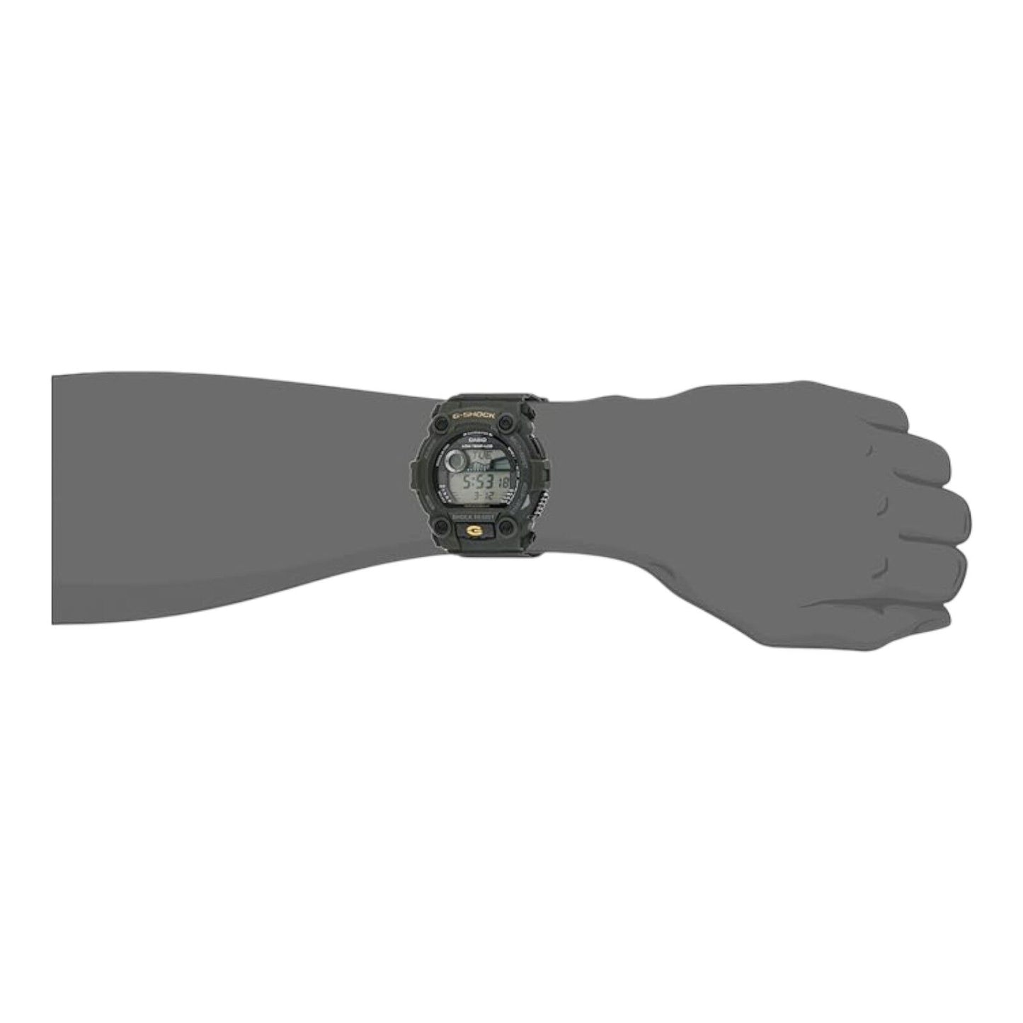 Casio G-Shock G-7900-3DR Mens Digital Watch Moon Data Tide Graph Green Resin