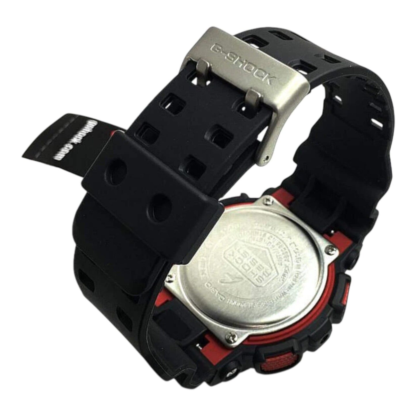 Casio G-Shock GA-100-1A4 XL Black Red Watch Men’s Analog Digital 200M WR