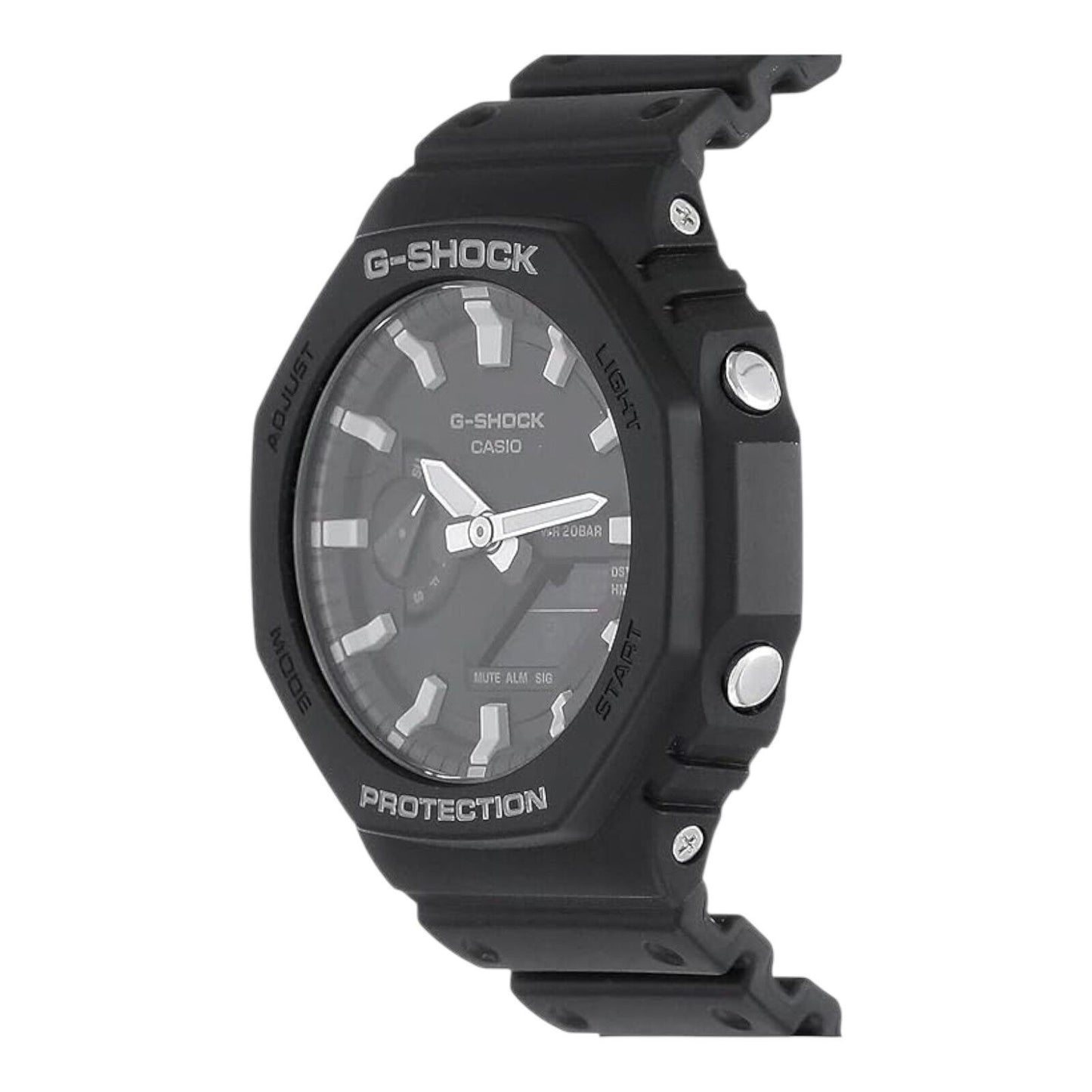 Casio G-Shock GA-2100-1ADR Mens Black Analogue Digital CasiOak...