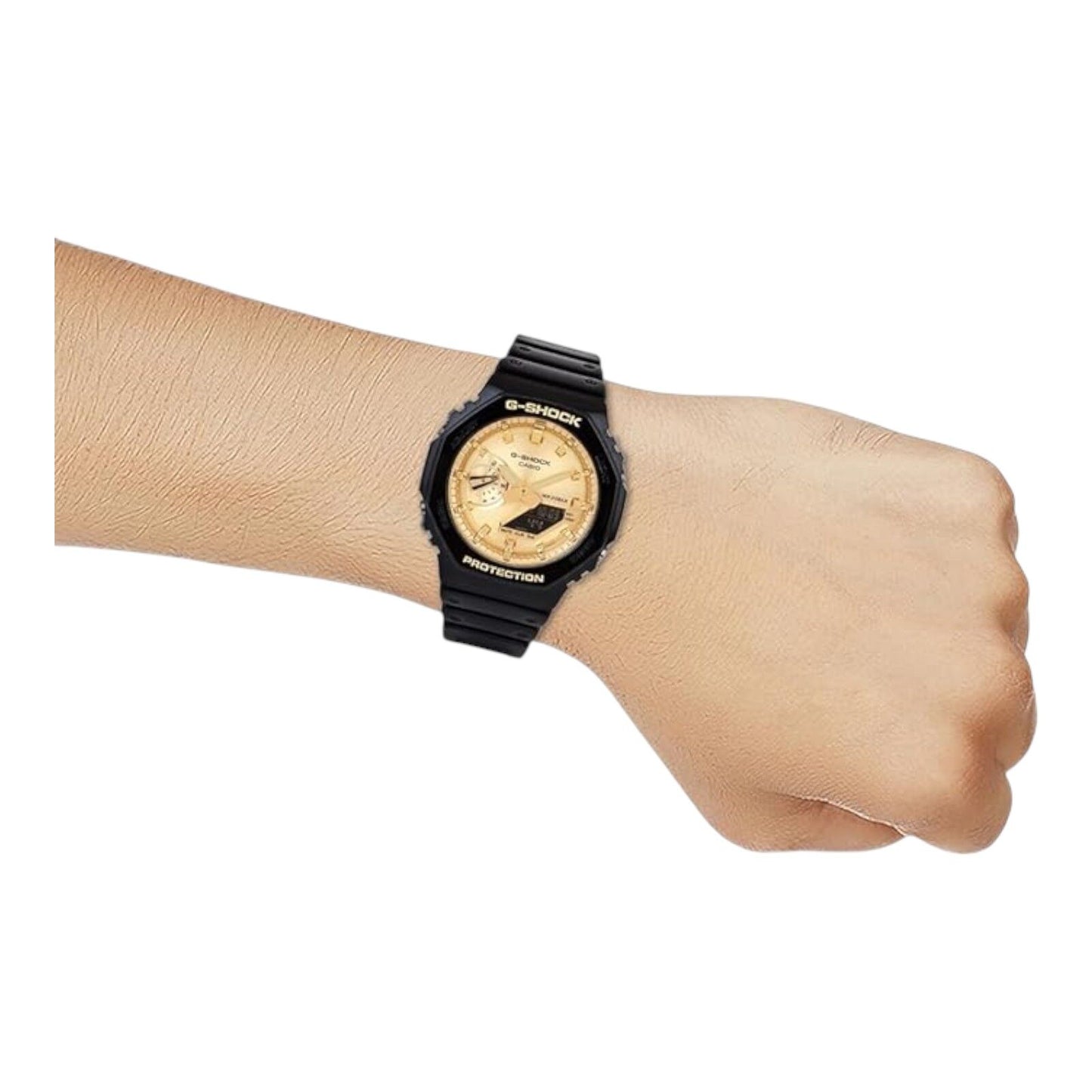 Casio G-Shock GA-2100GB-1ADR Mens Black Gold Analogue Digital...