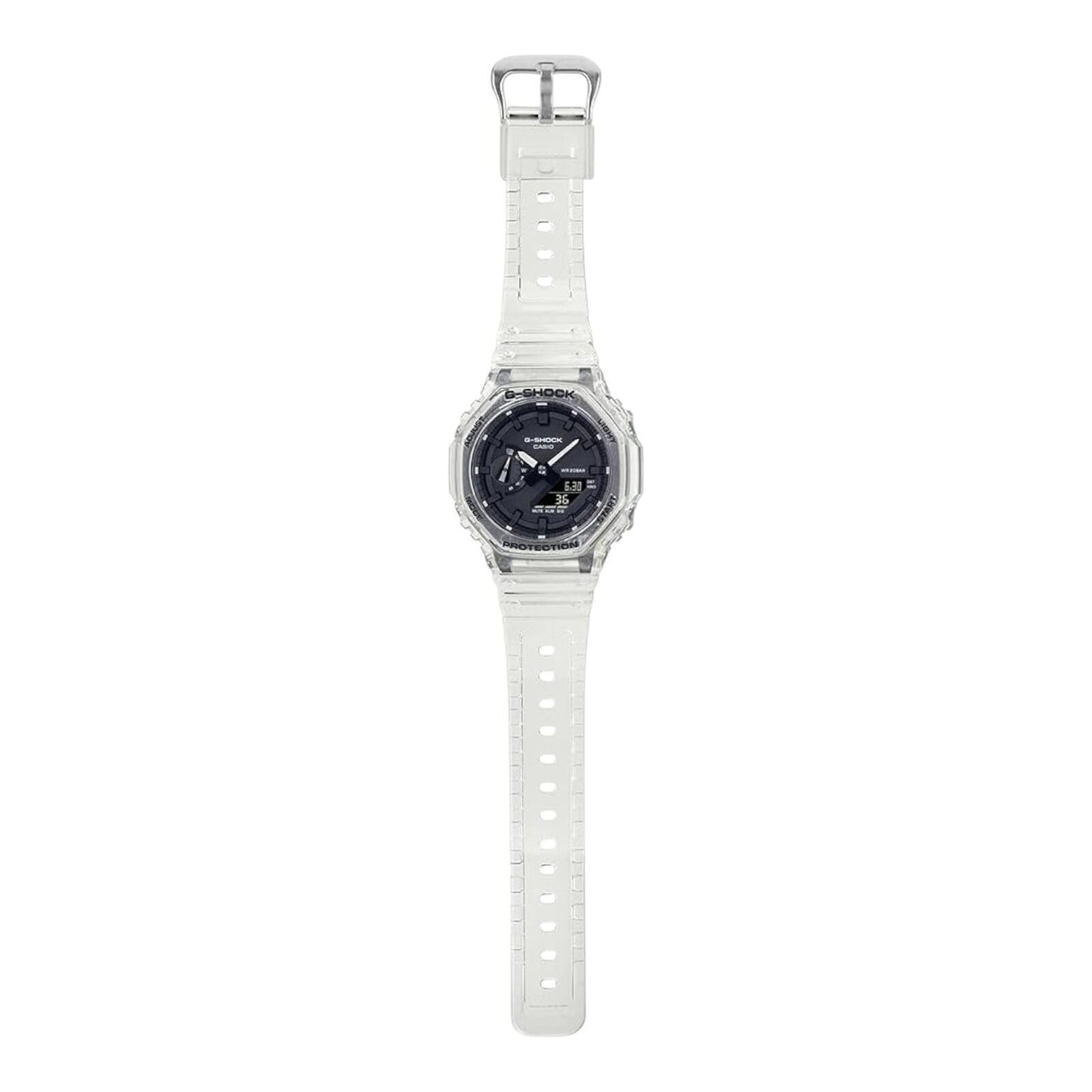 Casio G-Shock GA-2100SKE-7ADR Mens Clear Analogue Digital Watch...