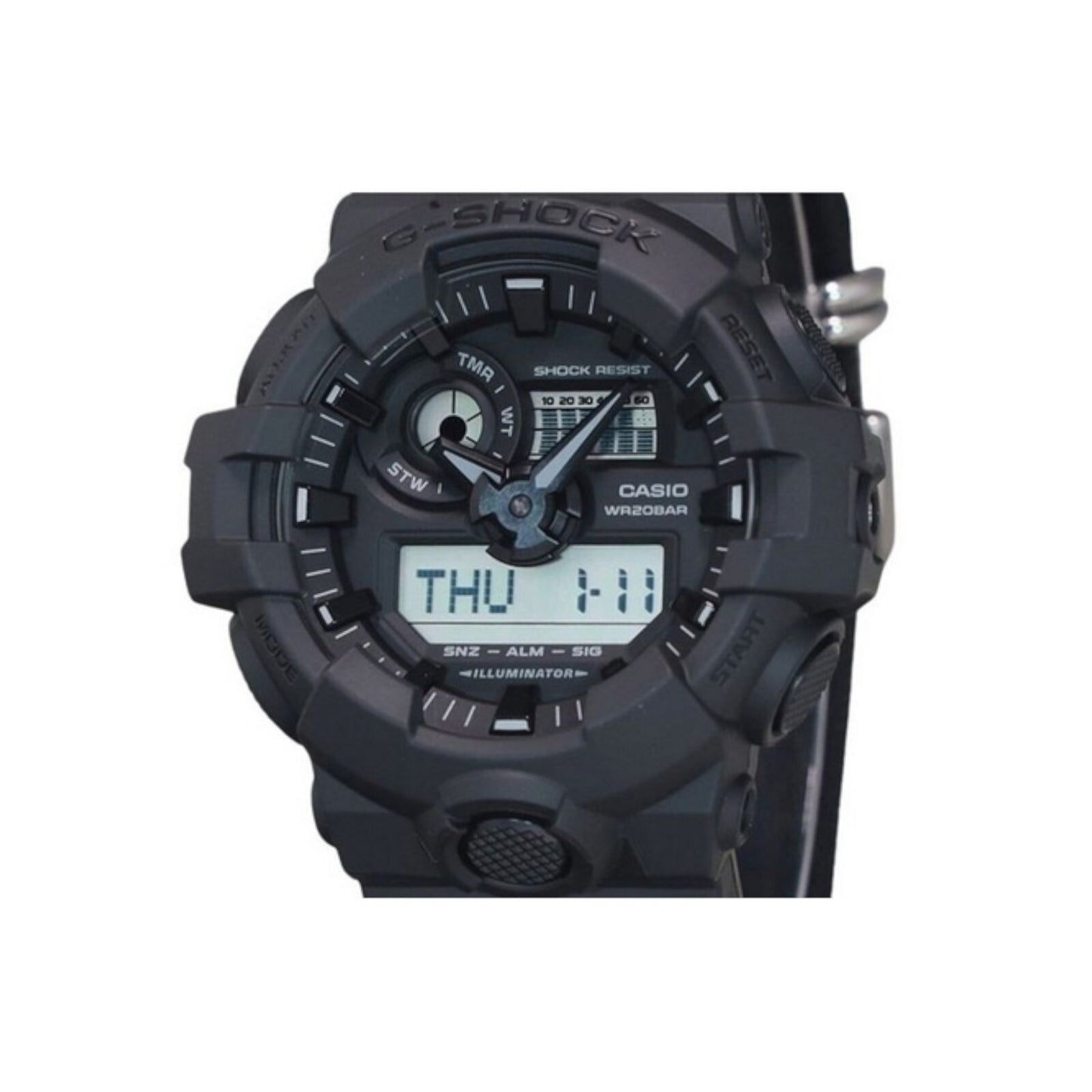 Casio G-Shock GA-700BCE-1A Mens Analog-Digital 200m Watch Nylon Band Quartz