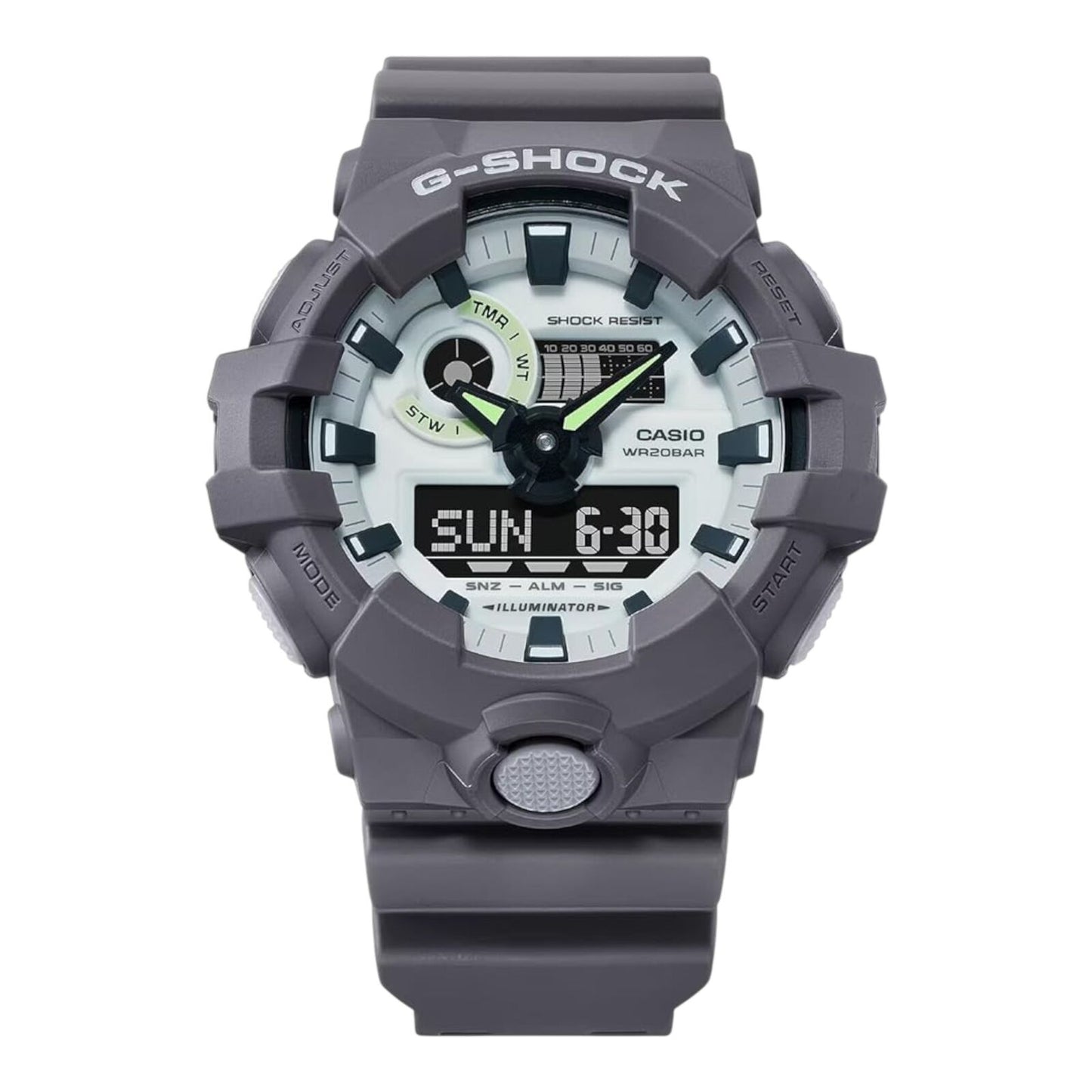 Casio G-Shock GA-700HD-8ADR Mens Hidden Glow Watch 200m Analog Digital Quartz