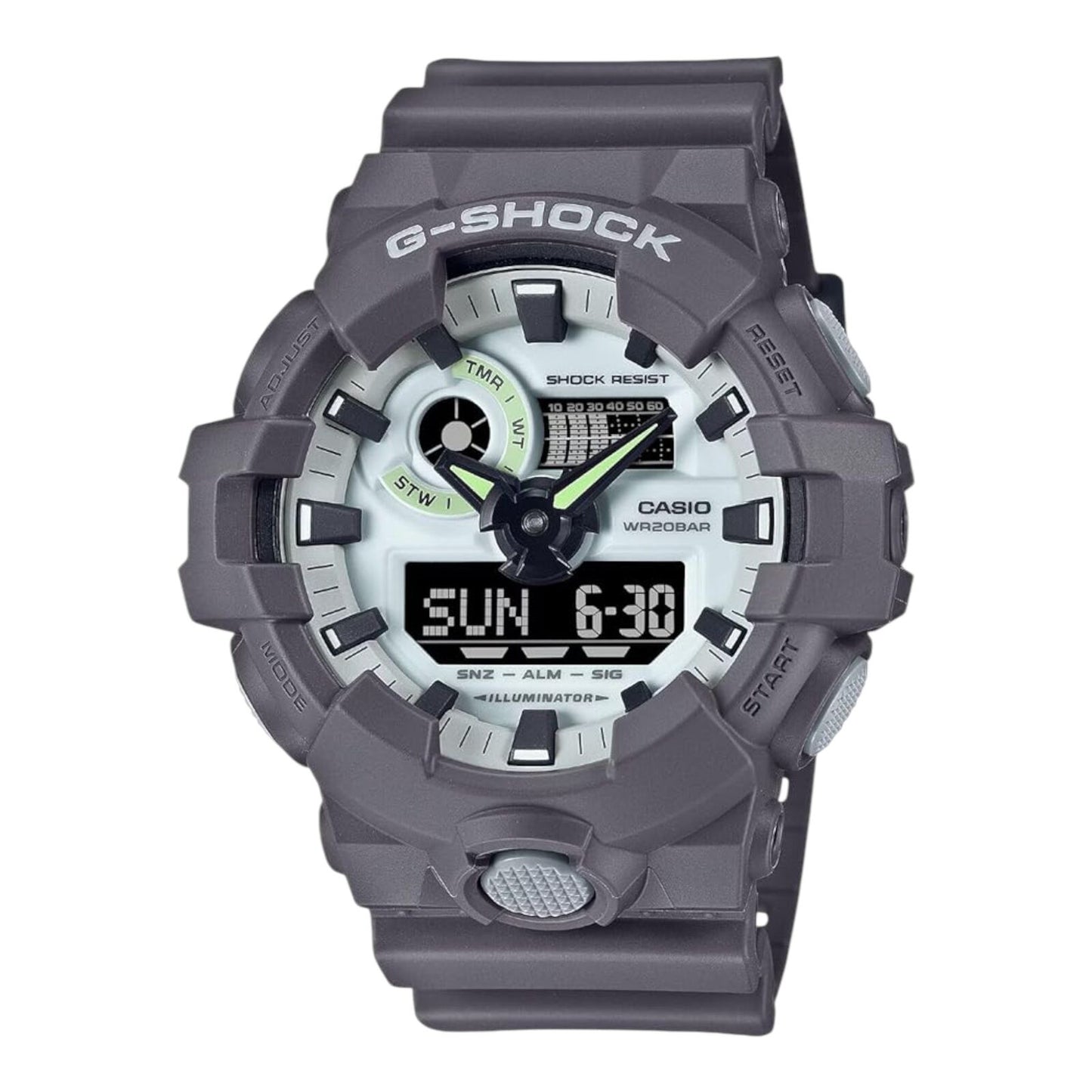 Casio G-Shock GA-700HD-8ADR Mens Hidden Glow Watch 200m Analog Digital Quartz