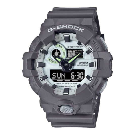Casio G-Shock GA-700HD-8ADR Mens Hidden Glow Watch 200m Analog Digital Quartz