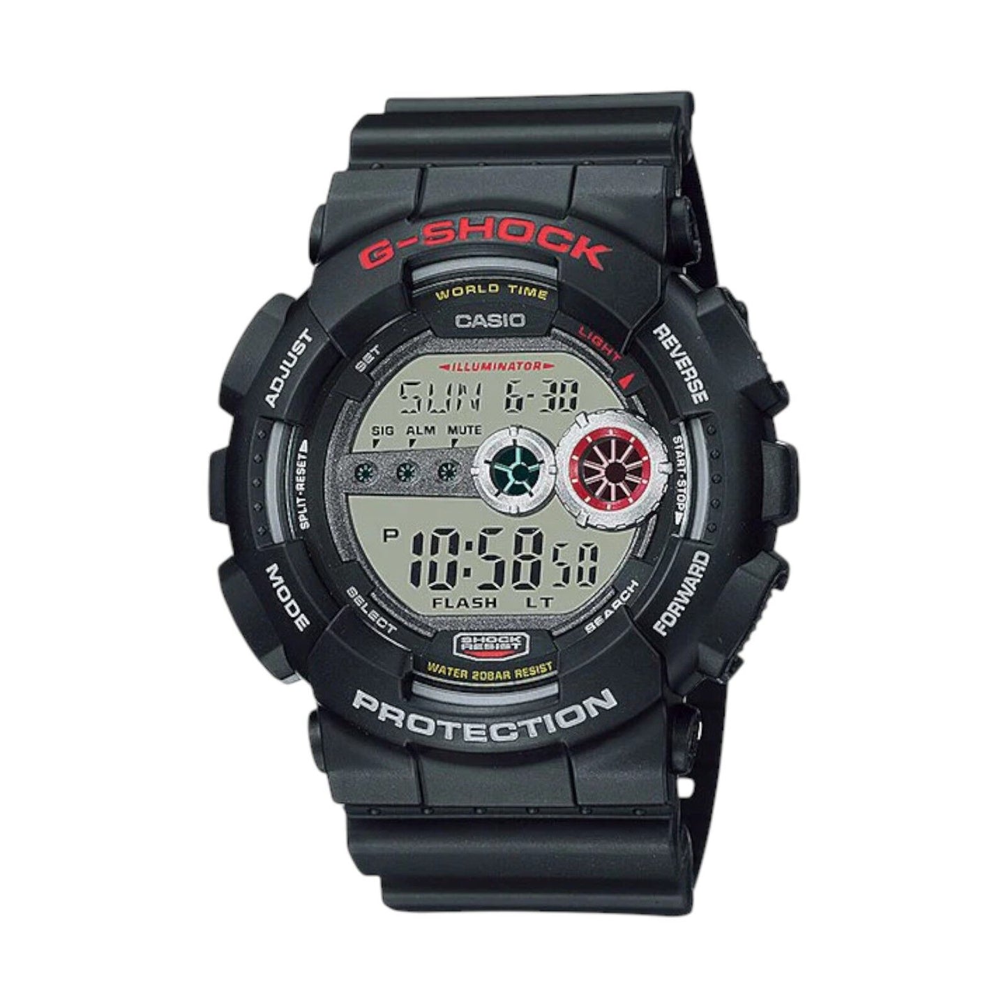 CASIO G-Shock Men's 50mm GD100-1A Digital Watch 200m 7YR Battery