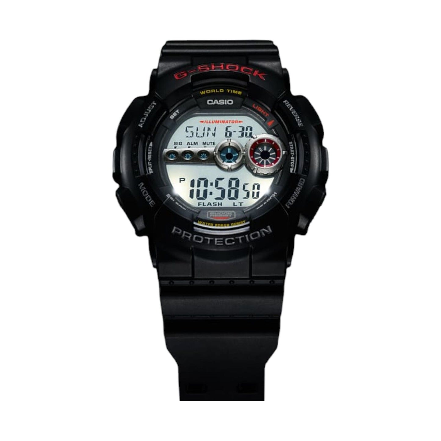 CASIO G-Shock Men's 50mm GD100-1A Digital Watch 200m 7YR Battery