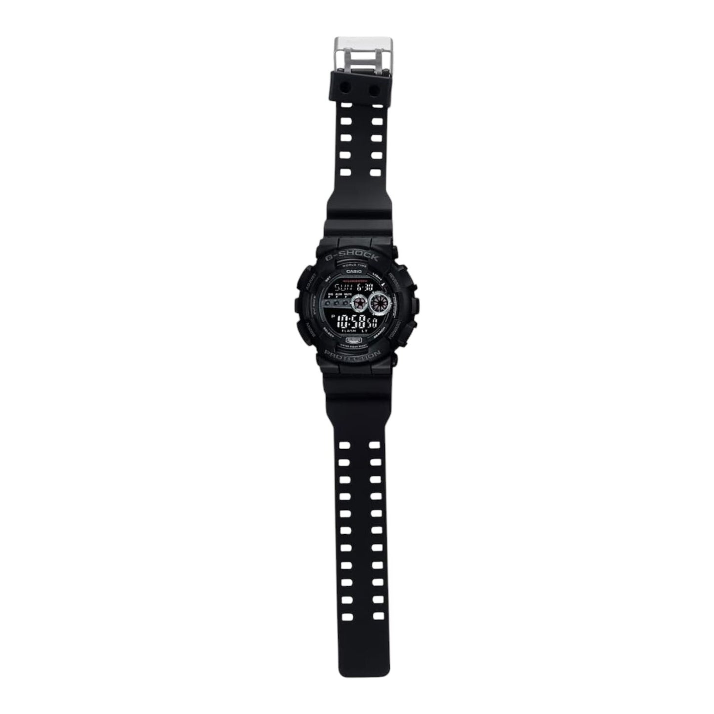 Casio G Shock GD-100-1B Mens Watch Black LED XL Case Shock 200M...