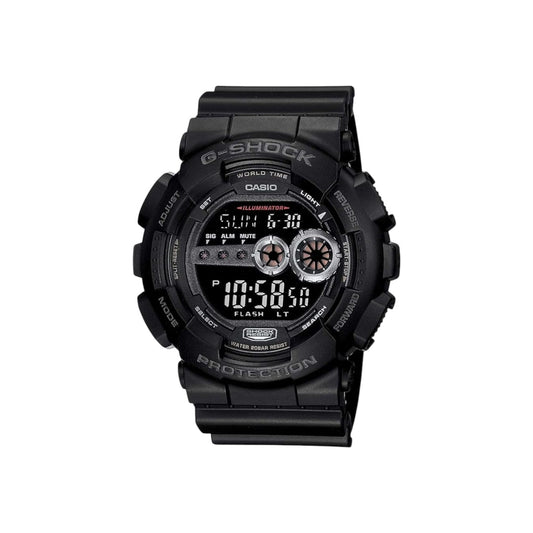 Casio G-Shock Digital Mens Black X-Large Watch GD-100-1B GD-100-1BDR
