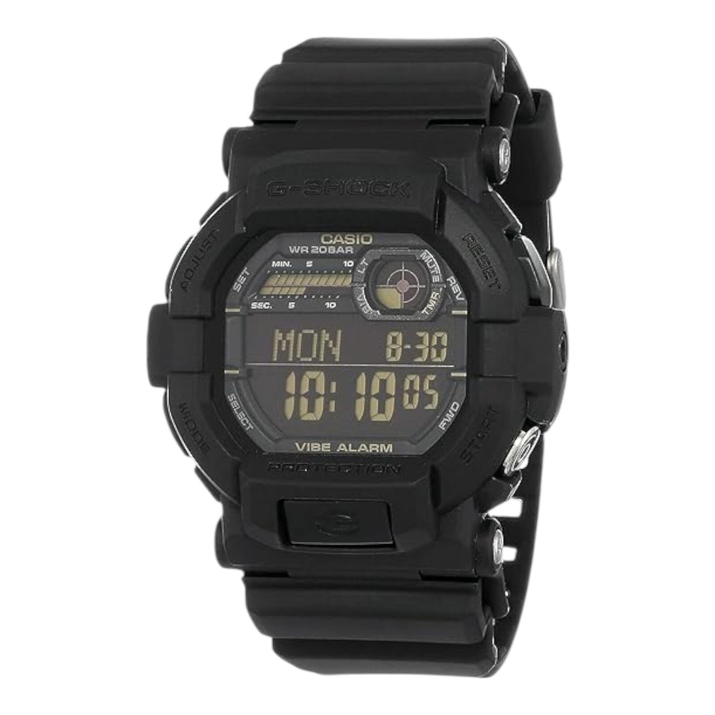 Casio G-Shock GD-350-1B Men’s Digital Watch Black Vibration Alert...