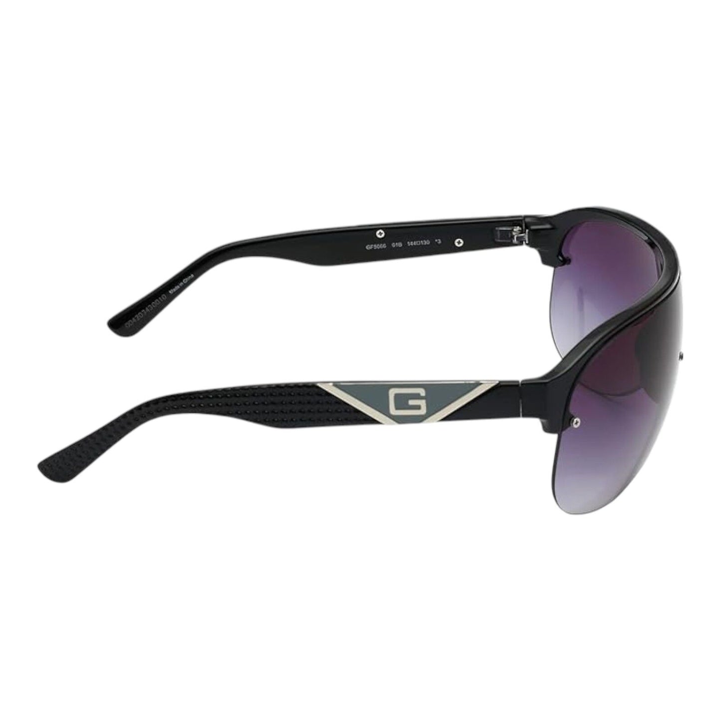 Guess GF5066 Womens Sunglasses Shiny Black Grey Gradient Lens...
