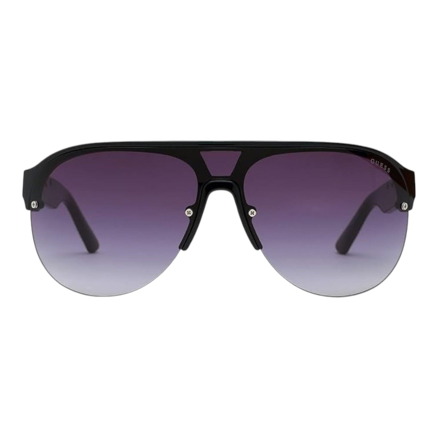 Guess GF5066 Womens Sunglasses Shiny Black Grey Gradient Lens...