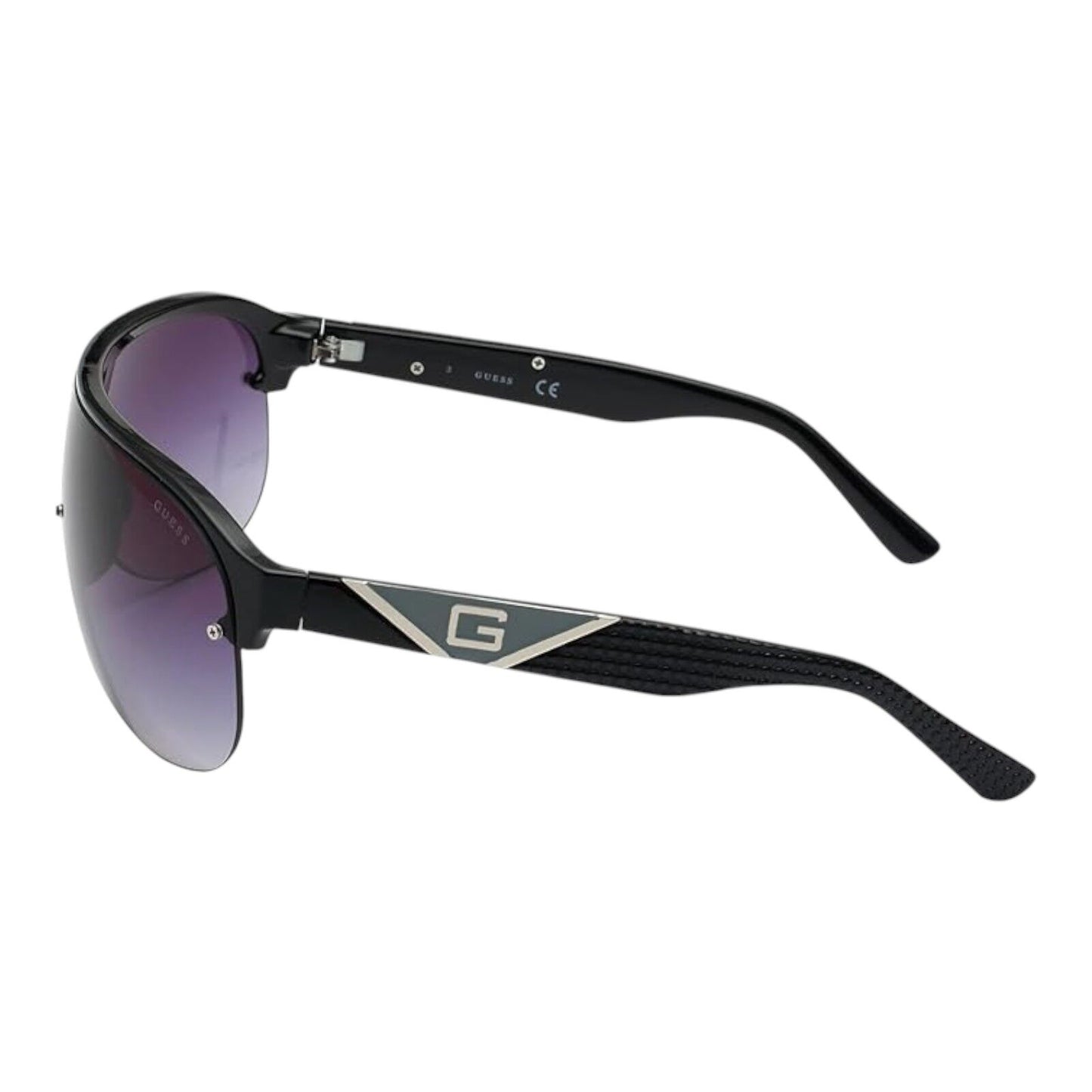 Guess GF5066 Womens Sunglasses Shiny Black Grey Gradient Lens...