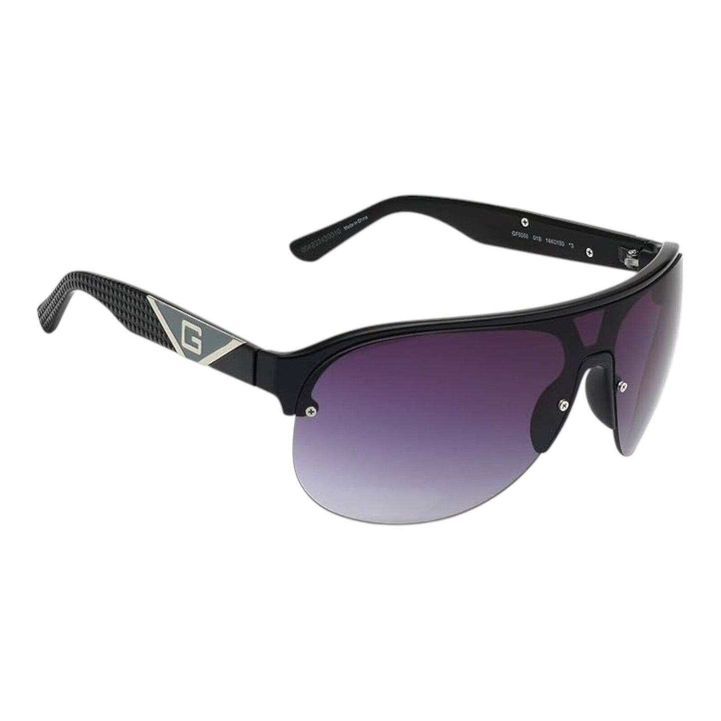 Guess GF5066 Womens Sunglasses Shiny Black Grey Gradient Lens...
