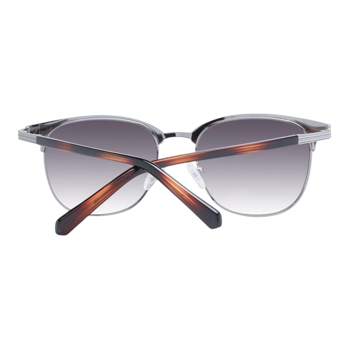 Guess GU00054 06B Men’s Silver Frame Grey Gradient Lens Clubmaster Sunglasses