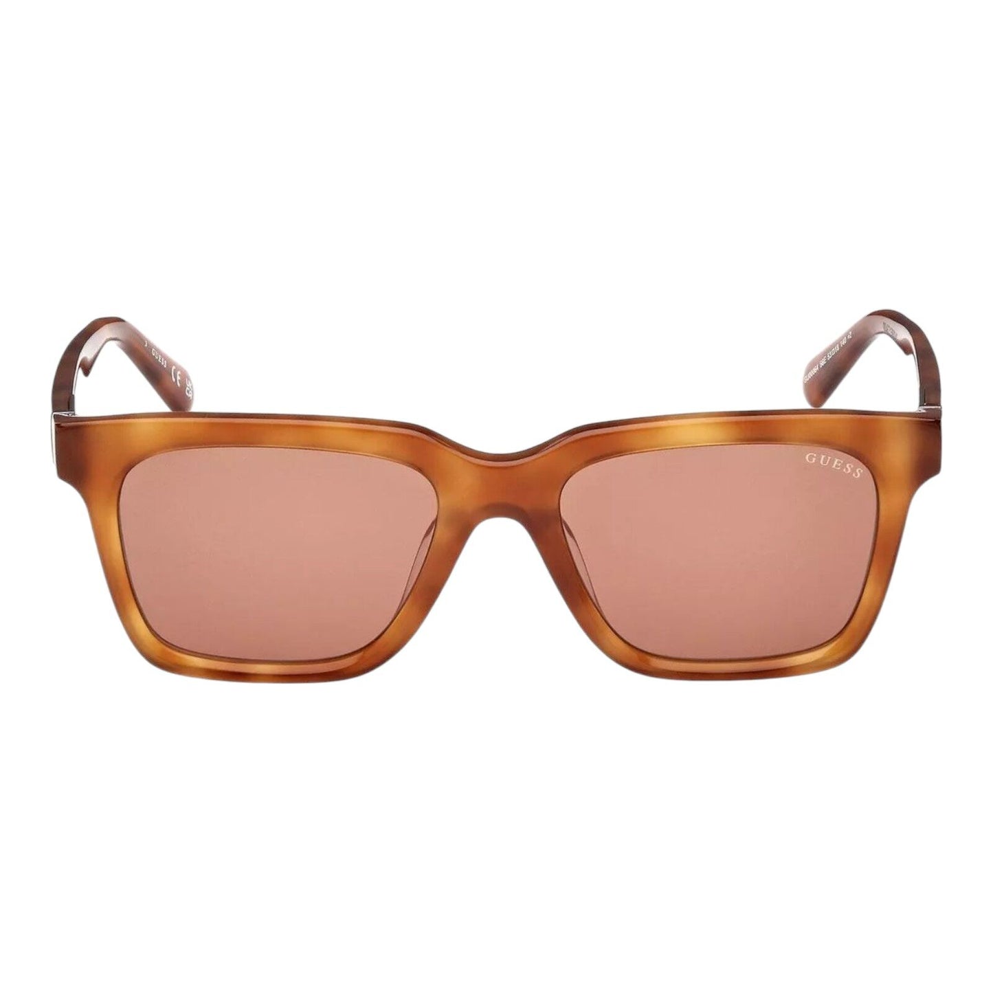 Guess GU0006 56E Men’s Havana Frame Brown Lens Rectangular Sunglasses