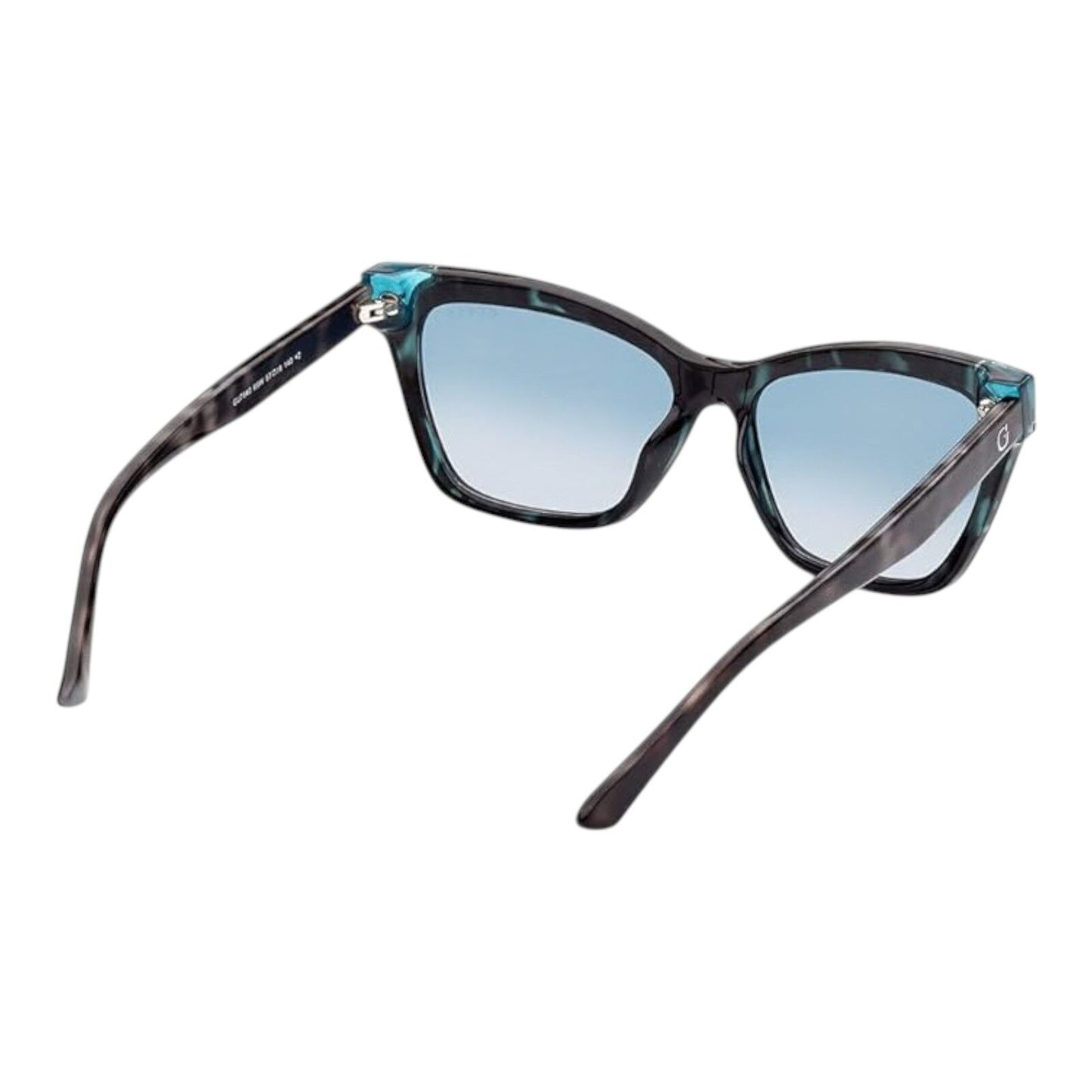 Guess GU7840 89W Women’s Turquoise Frame Blue Gradient Lens Cat Eye
