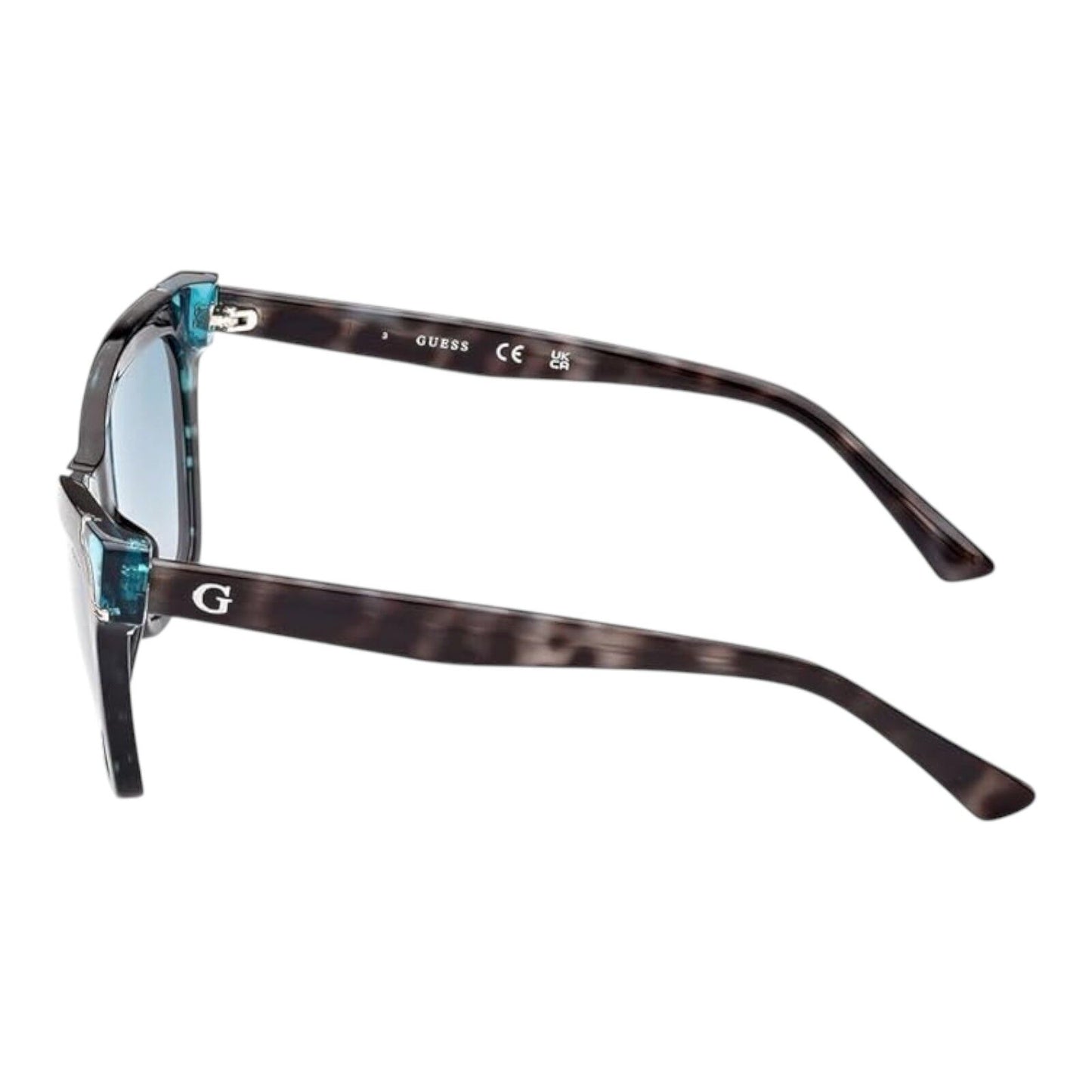 Guess GU7840 89W Women’s Turquoise Frame Blue Gradient Lens Cat Eye