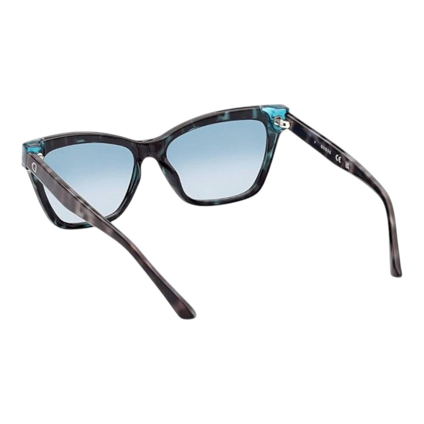 Guess GU7840 89W Women’s Turquoise Frame Blue Gradient Lens Cat Eye