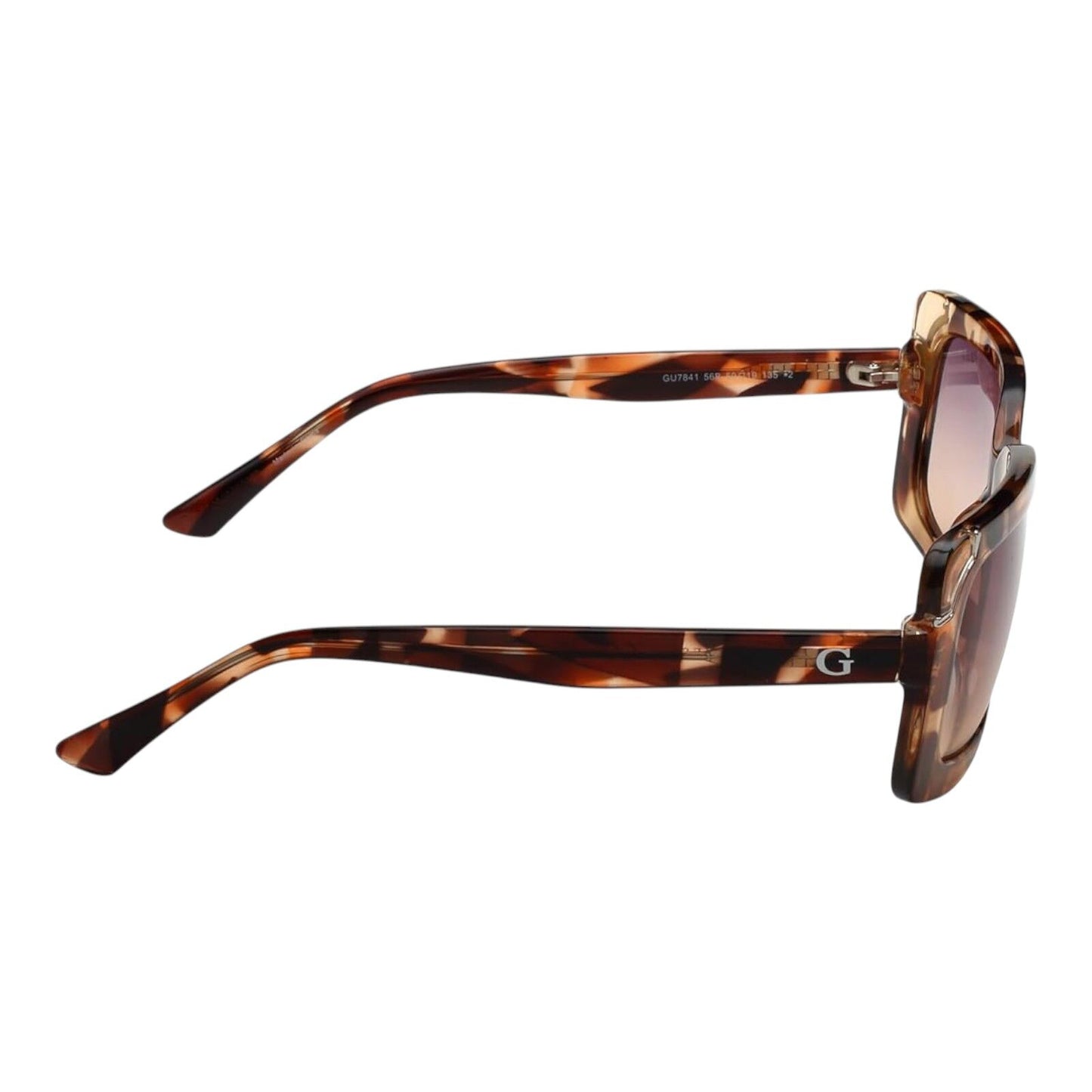 Guess GU7841 56B Women’s Havana Frame Smoke Gradient Rectangle Sunglasses 59mm