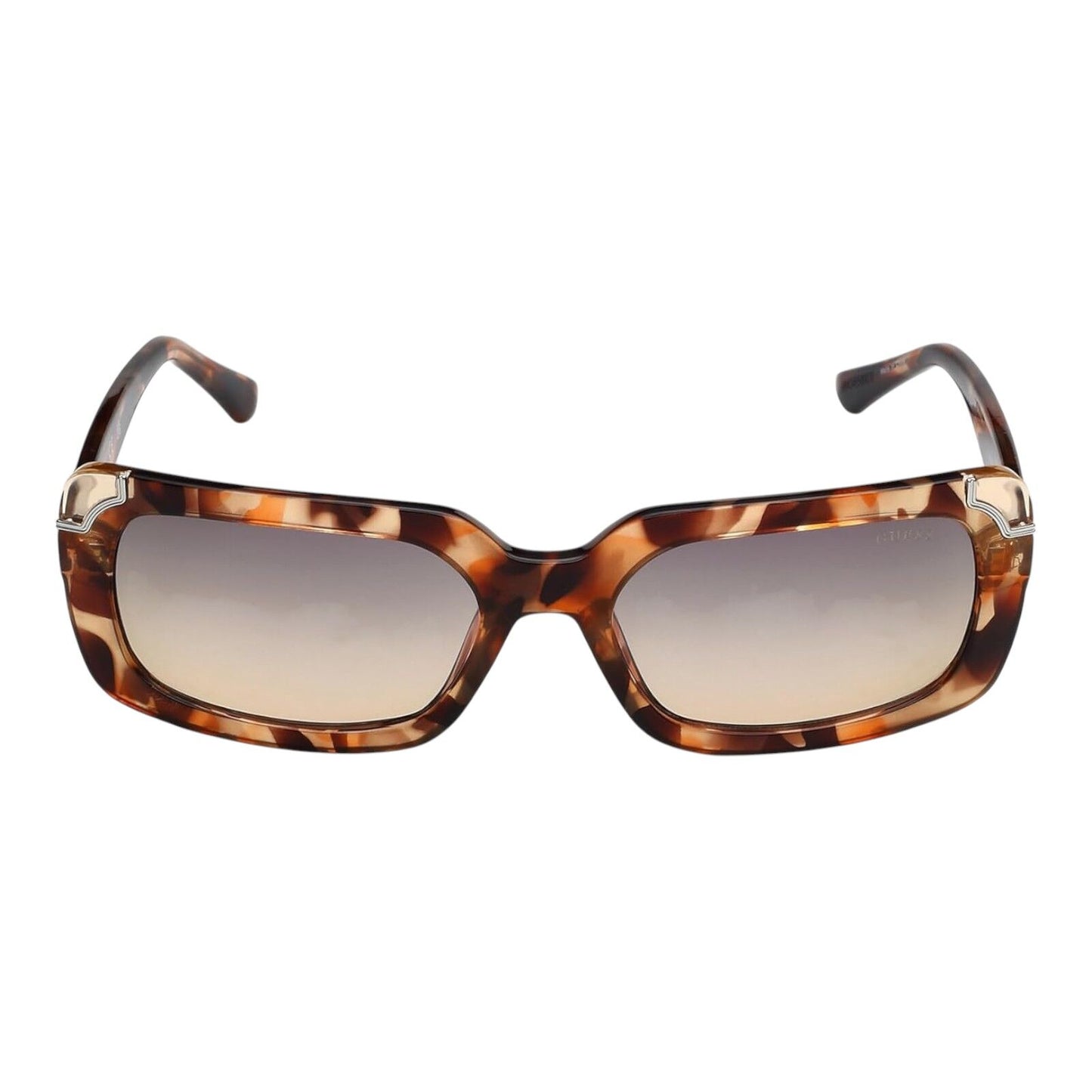 Guess GU7841 56B Women’s Havana Frame Smoke Gradient Rectangle Sunglasses 59mm