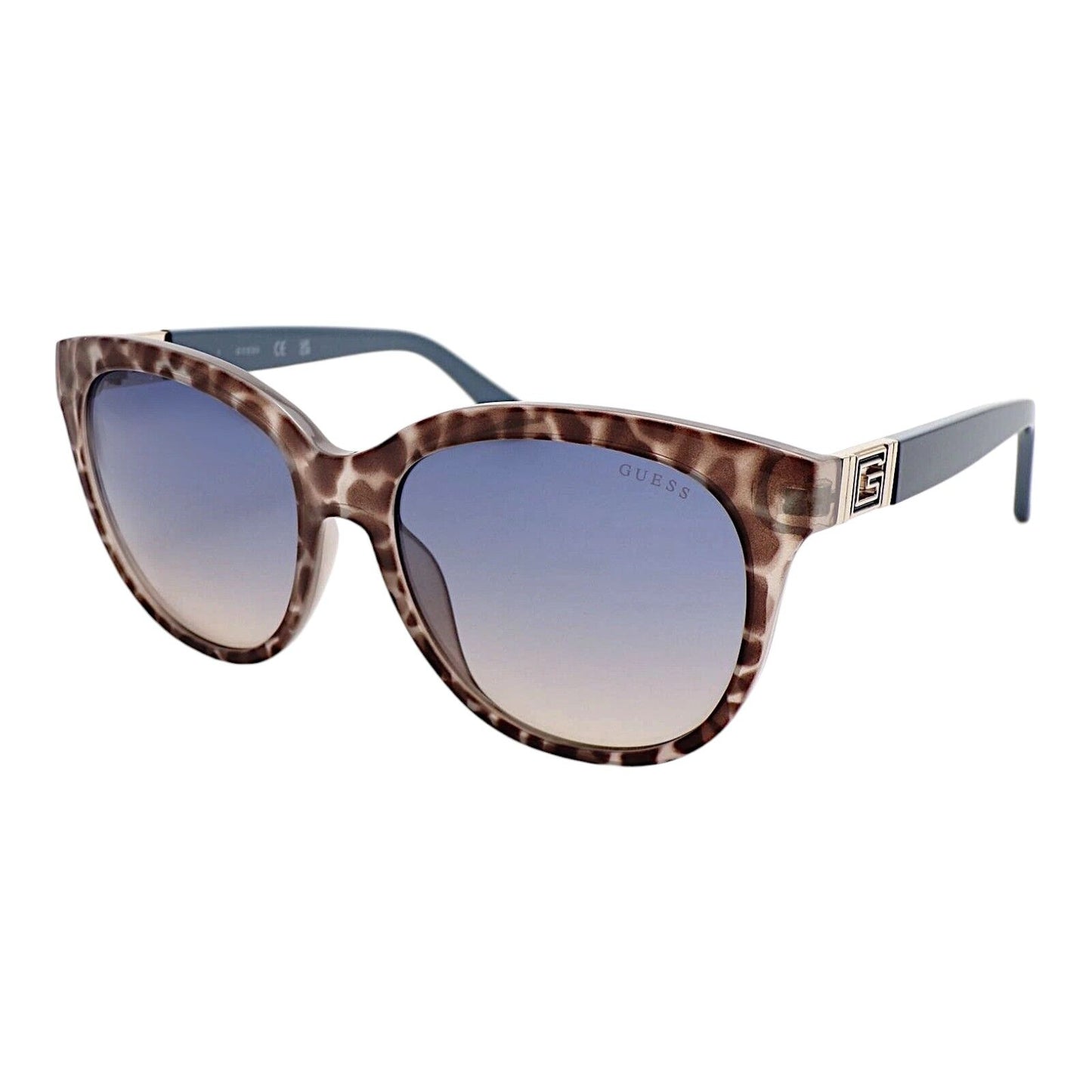 Guess GU7850 92W Women’s Tortoise Frame Smoke Gradient Oval Sunglasses 56mm