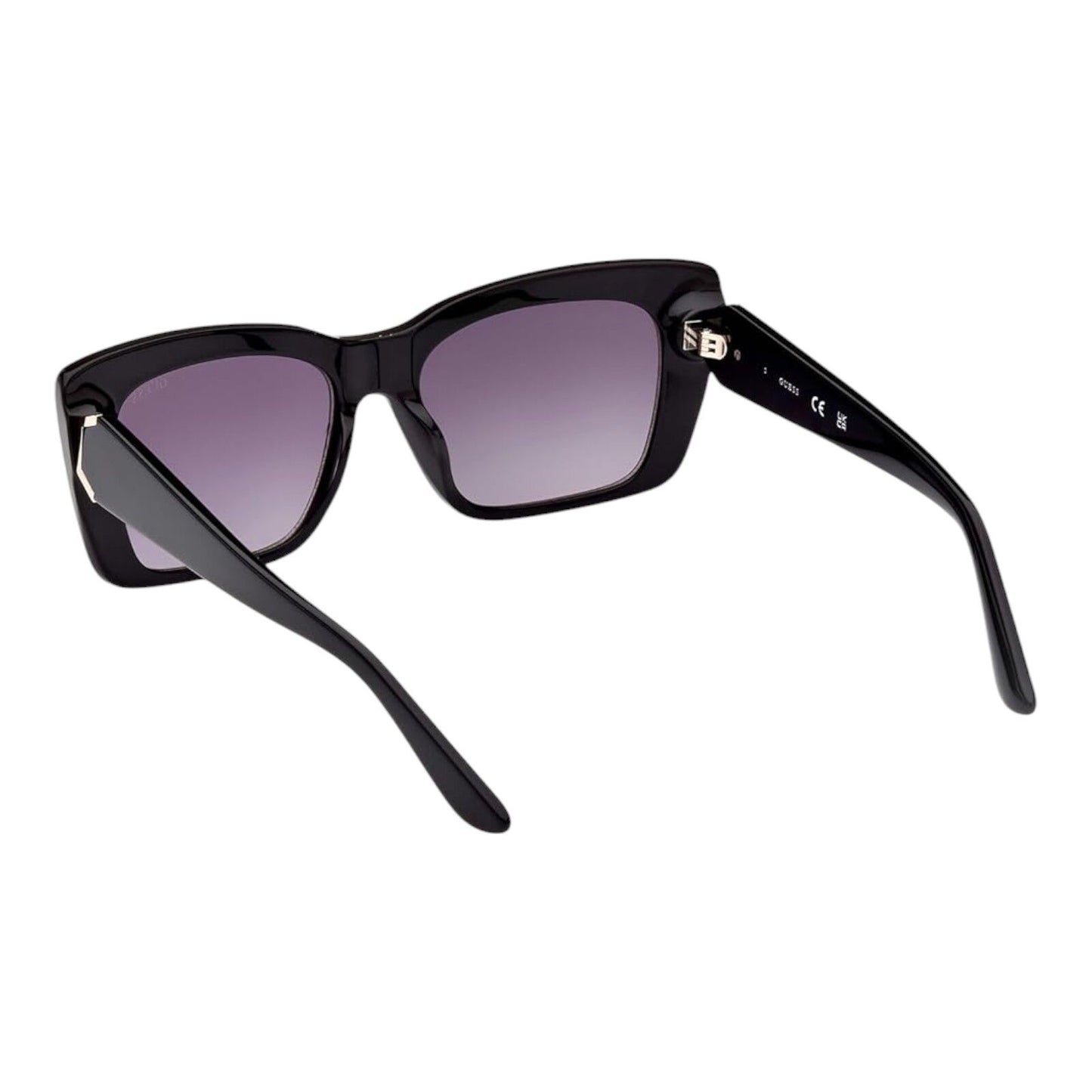 Guess GU7890 Women’s Sunglasses Black Frame Smoke Gradient Lens 55mm UV400