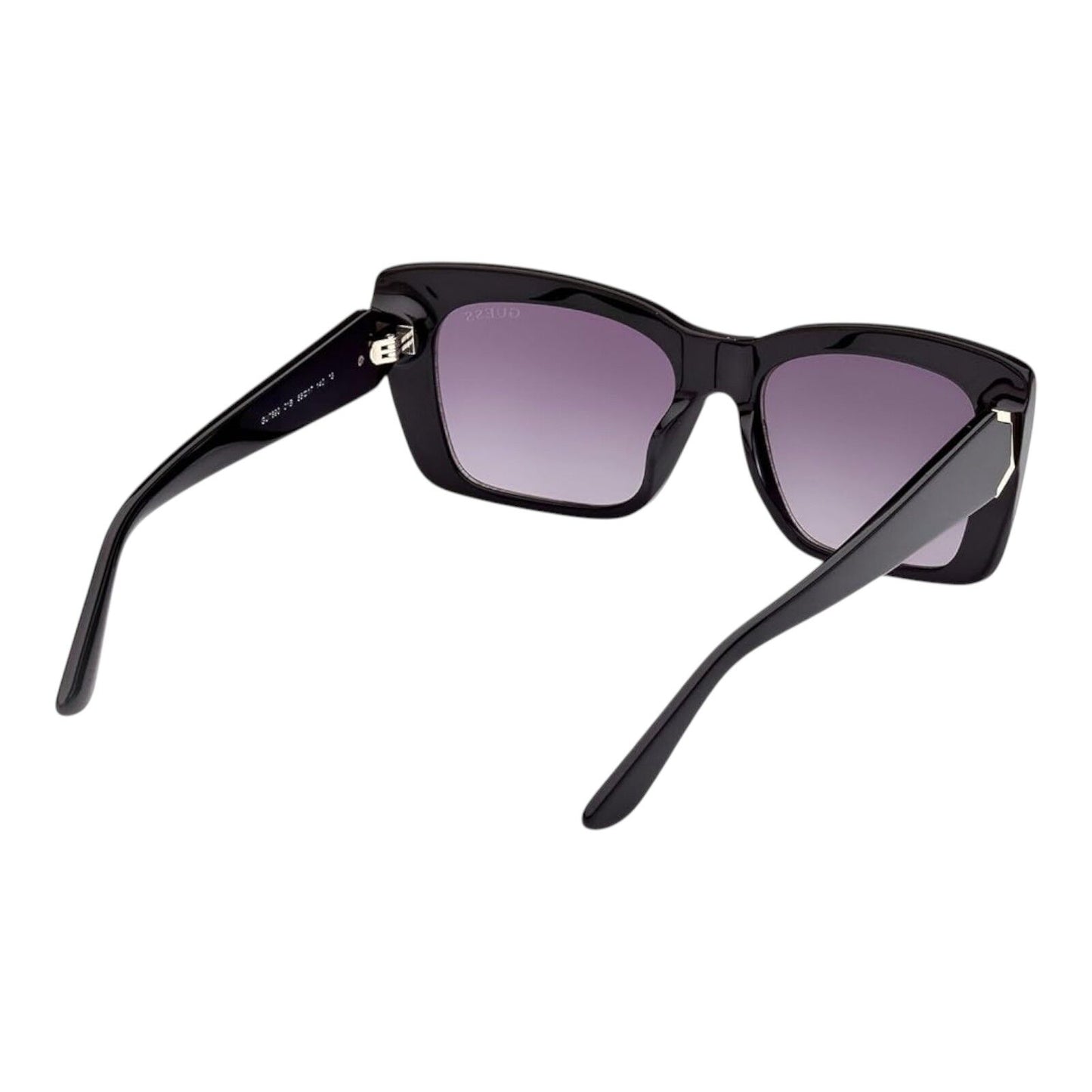 Guess GU7890 Women’s Sunglasses Black Frame Smoke Gradient Lens 55mm UV400
