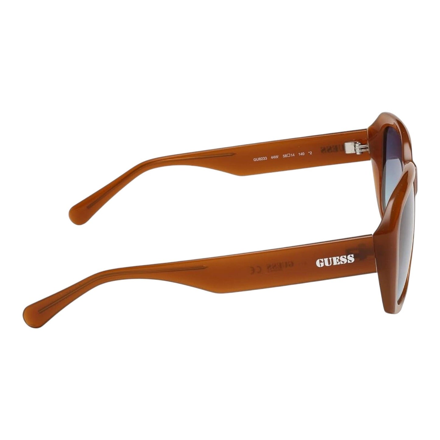 Guess GU8233 44W Women’s Orange Frame Blue Gradient Lens Square...