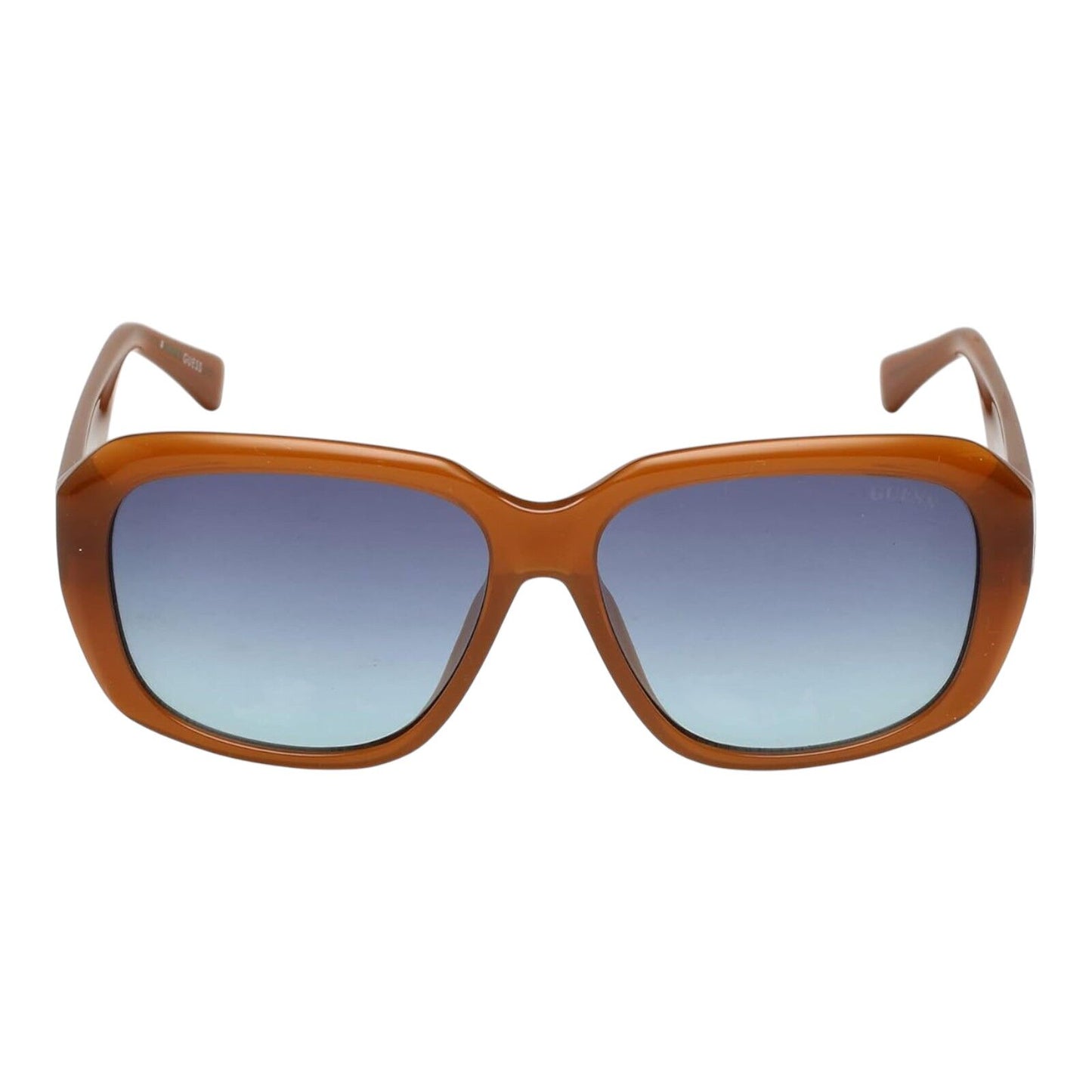 Guess GU8233 44W Women’s Orange Frame Blue Gradient Lens Square...