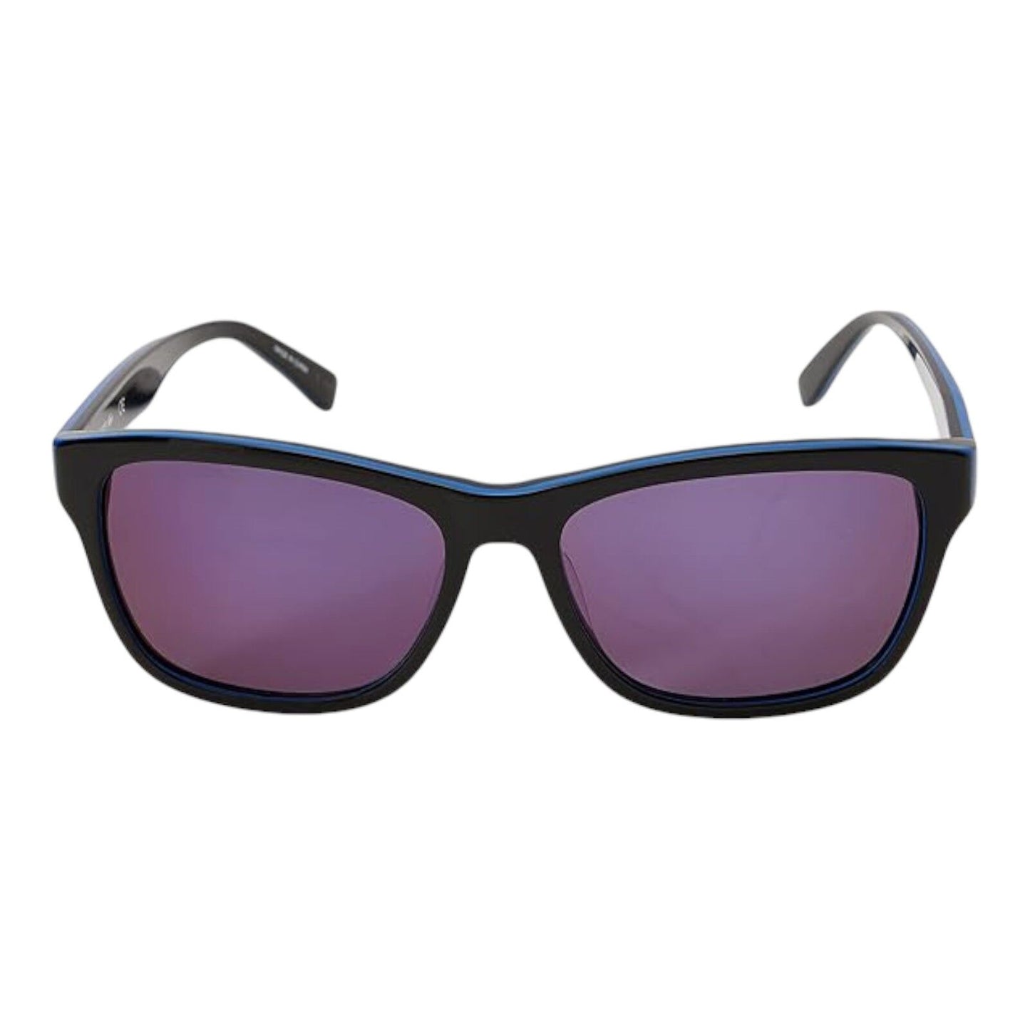 Lacoste L683S 006 Unisex Sunglasses Black Blue Frame Purple Lens