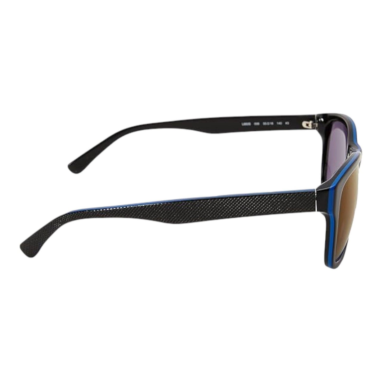 Lacoste L683S 006 Unisex Sunglasses Black Blue Frame Purple Lens