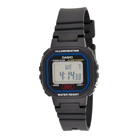 Casio LA-20WH-1C Womens Digital Watch Black Resin Alarm LED Stopwatch