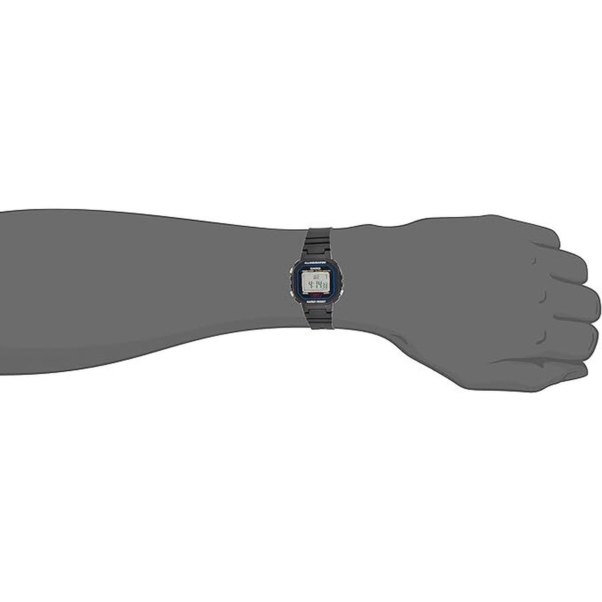 Casio LA-20WH-1C Womens Digital Watch Black Resin Alarm LED Stopwatch