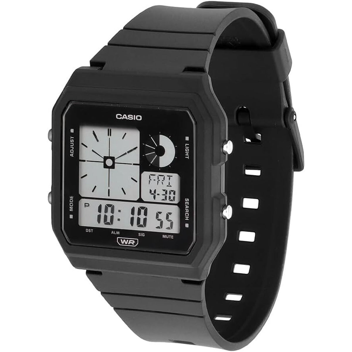 Casio LF20W-1A Chronograph Unisex Watch Resin Band 5 Alarms...