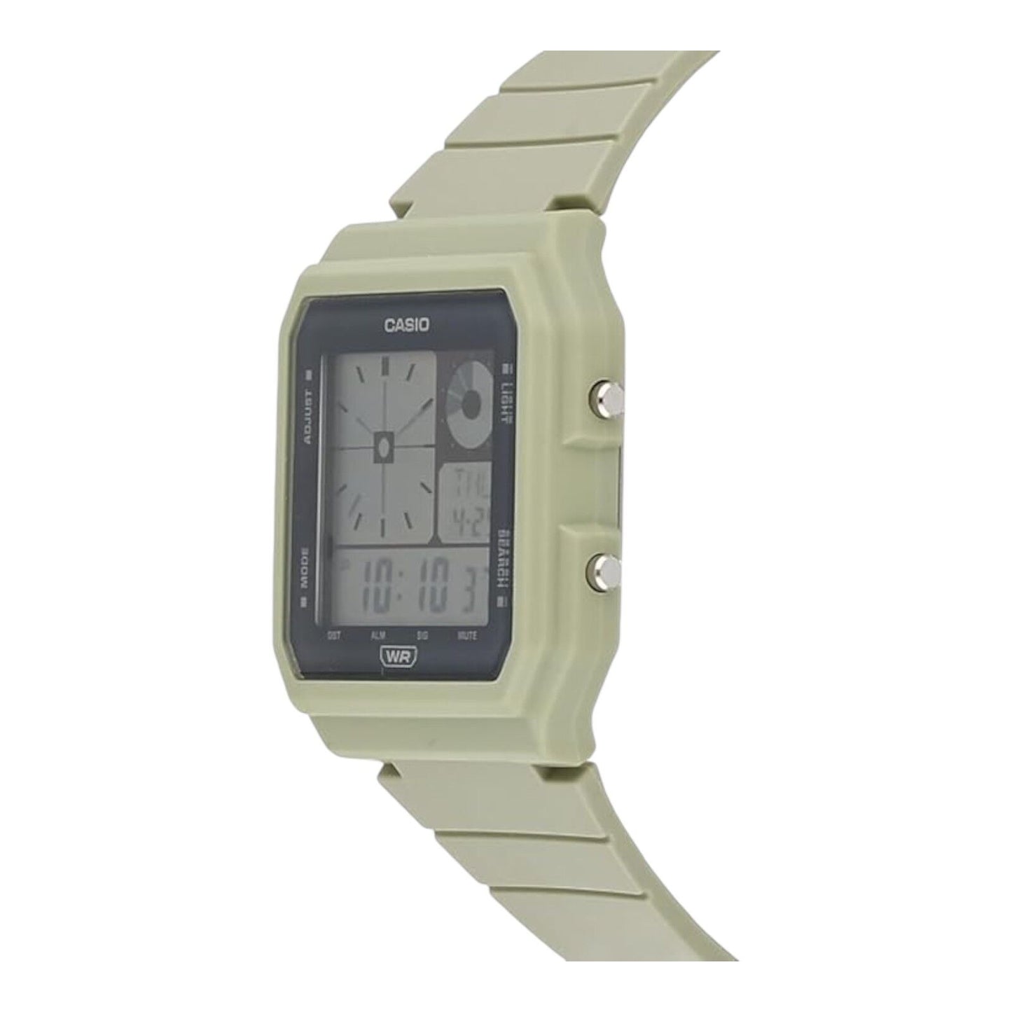 Casio LF-20W-3A POP Retro Playful Twin Graph Digital Green Bio Unisex Watch