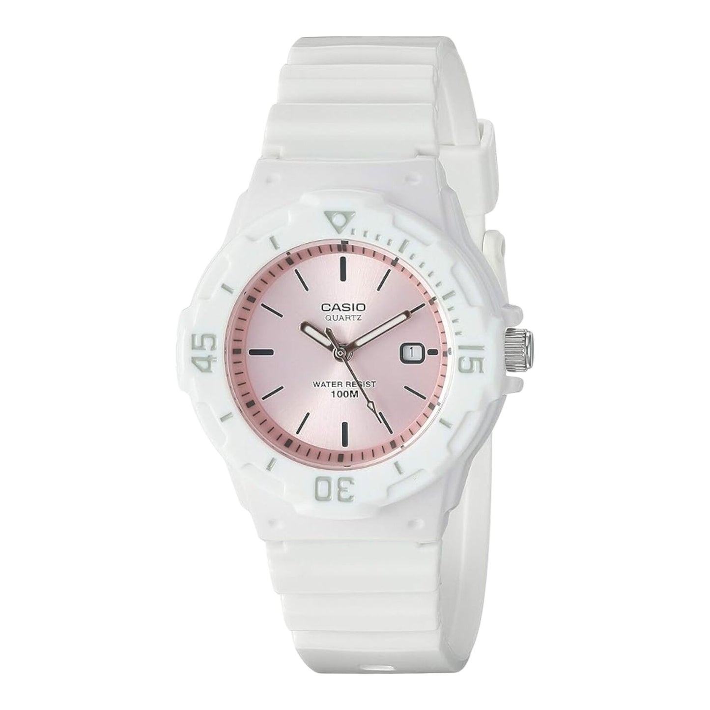 Casio LRW-200H-4E3V Womens Analog Watch Rotating Bezel Date Display 100m